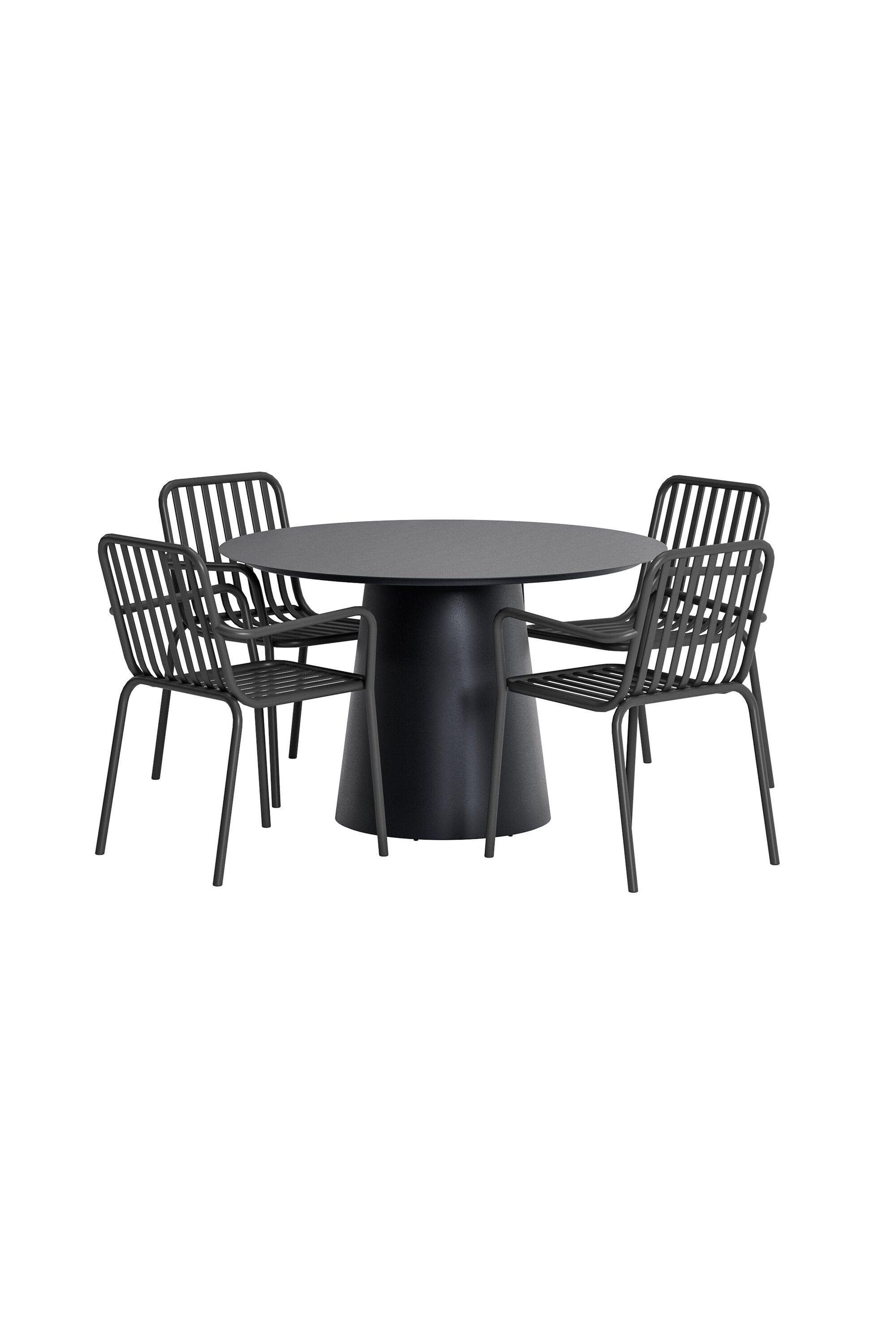 Lanzo Esstisch mit Peking Stühlen in  präsentiert im Onlineshop von KAQTU Design AG. Gartentischset ist von Venture Home