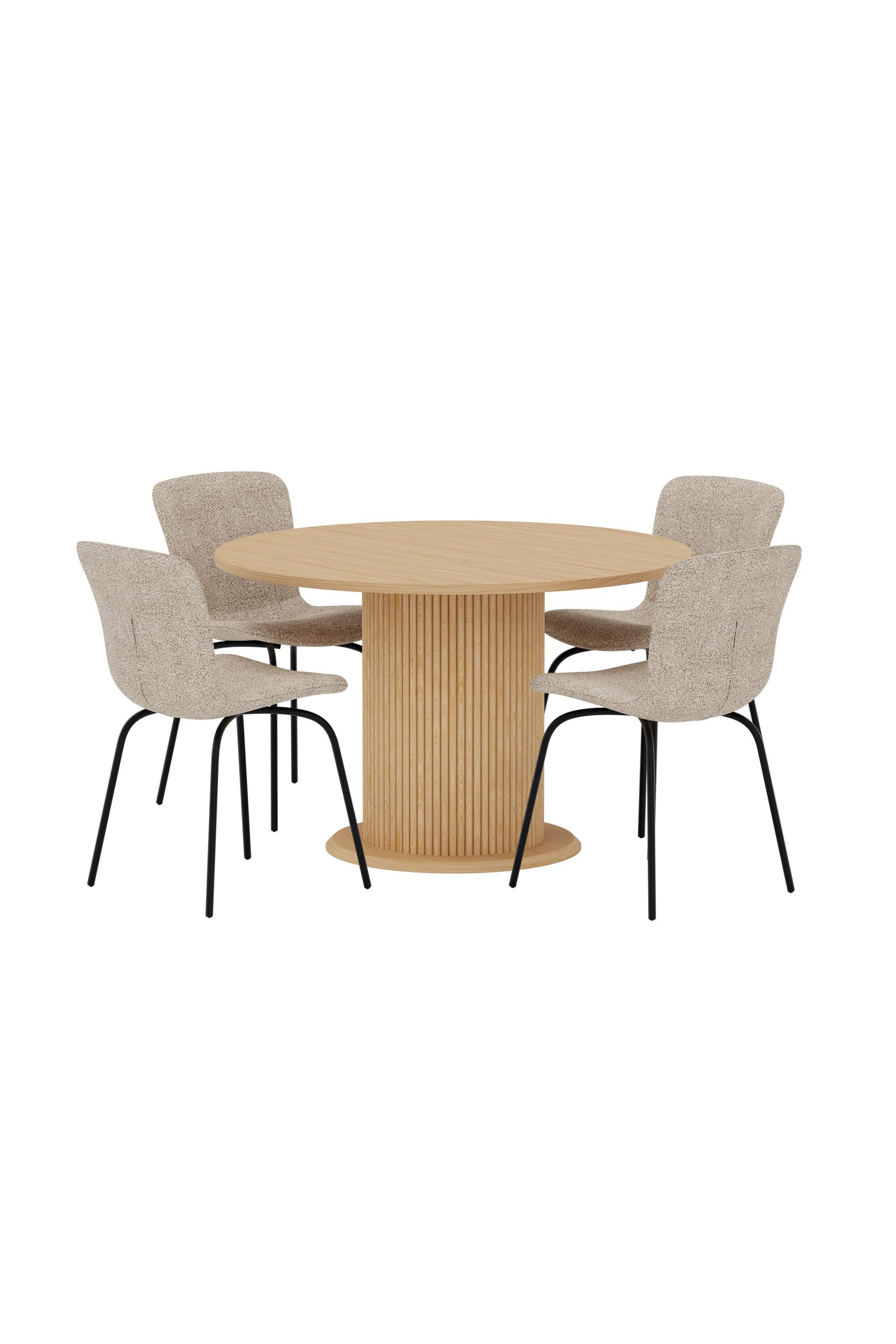 Reko Esstisch mit Linus Stühlen in  präsentiert im Onlineshop von KAQTU Design AG. Bartischset ist von Venture Home