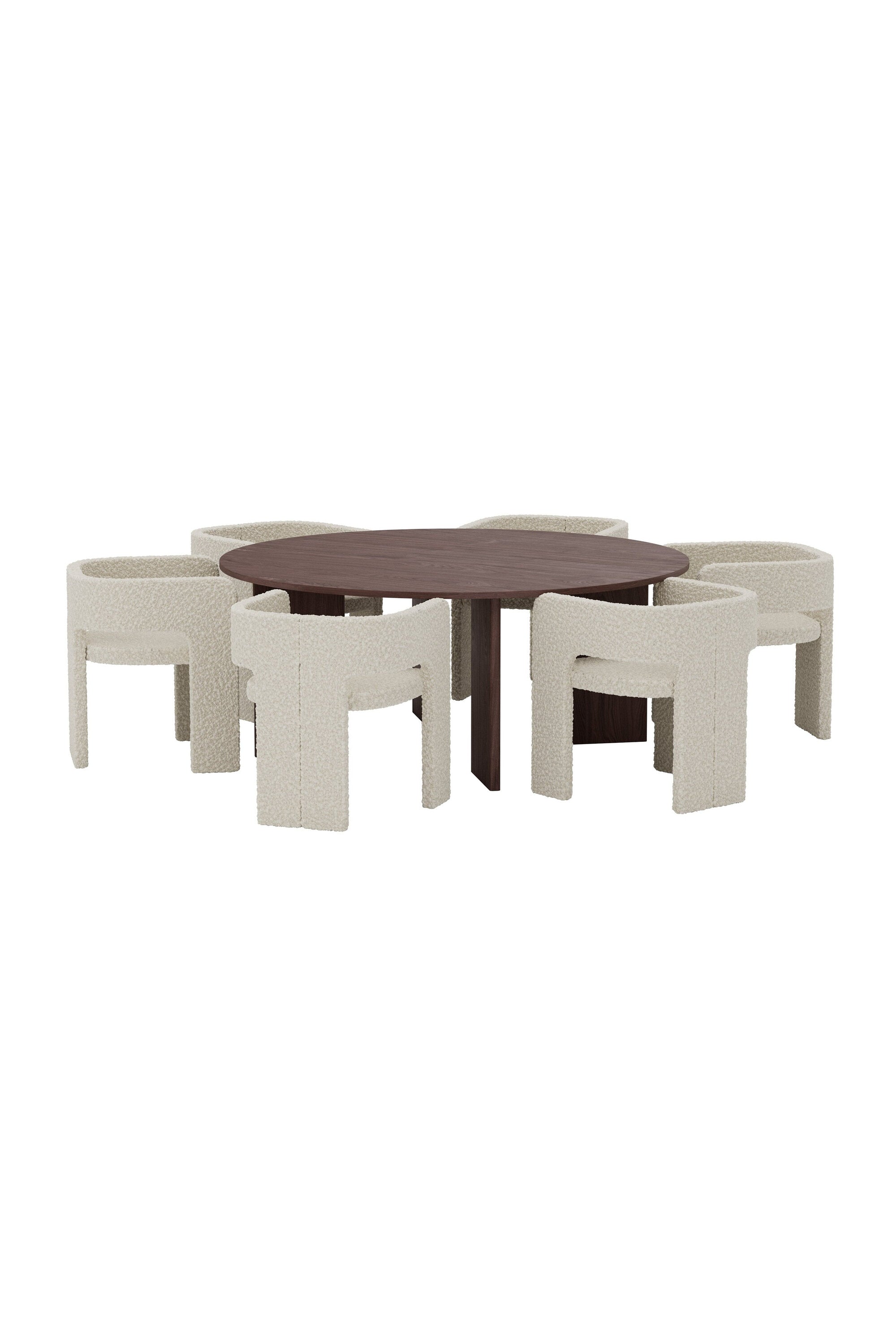 Graos Esstisch mit Kristin Stühlen in  präsentiert im Onlineshop von KAQTU Design AG. Bartischset ist von Venture Home