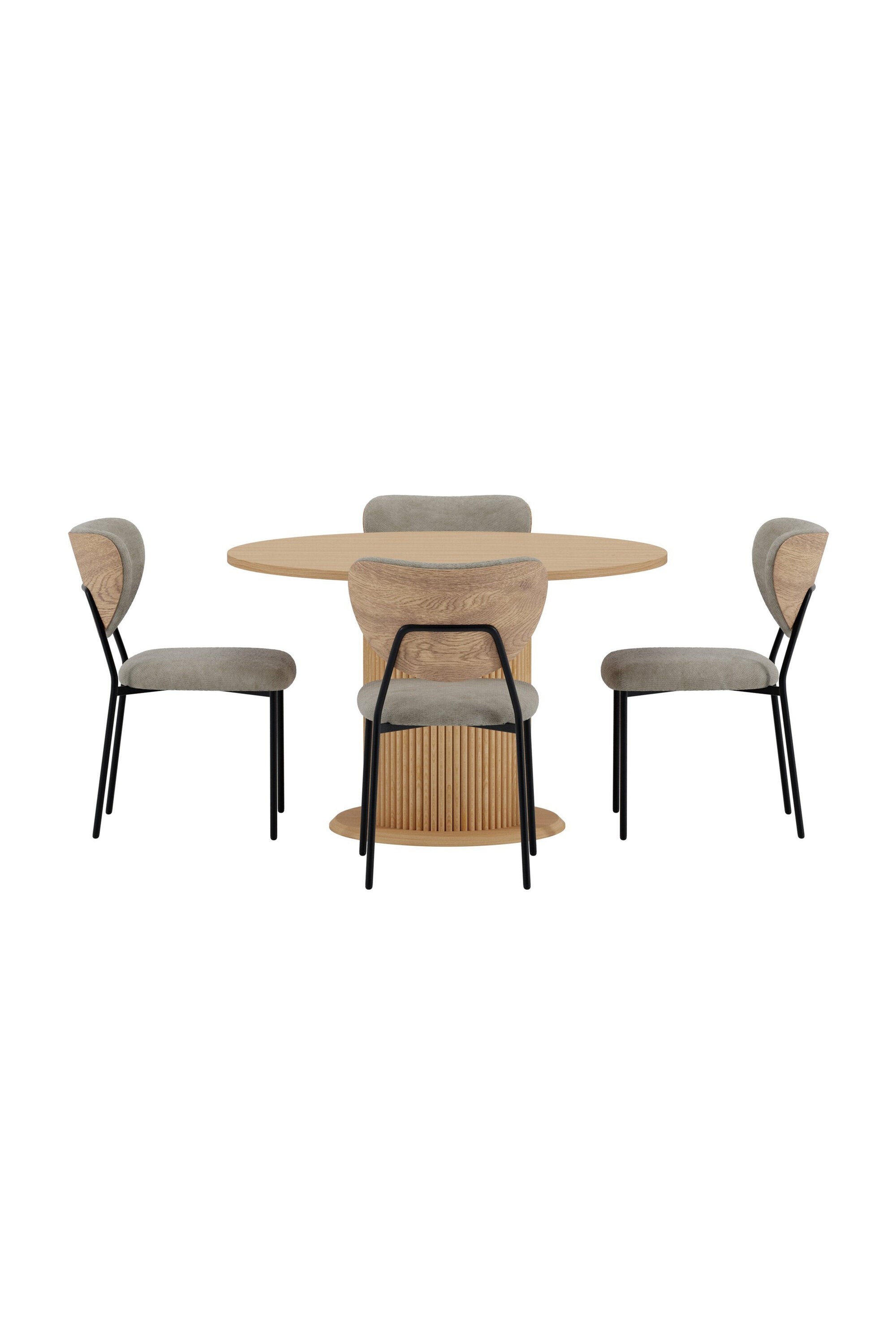 Reko Esstisch mit Butterfly Stühlen in  präsentiert im Onlineshop von KAQTU Design AG. Bartischset ist von Venture Home