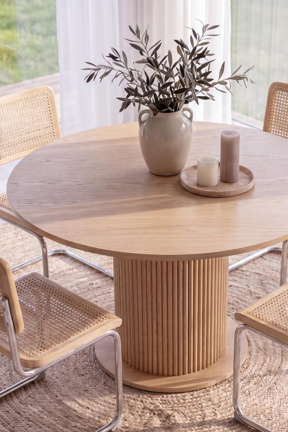 Reko Esstisch mit Robert Stühlen in  präsentiert im Onlineshop von KAQTU Design AG. Bartischset ist von Venture Home