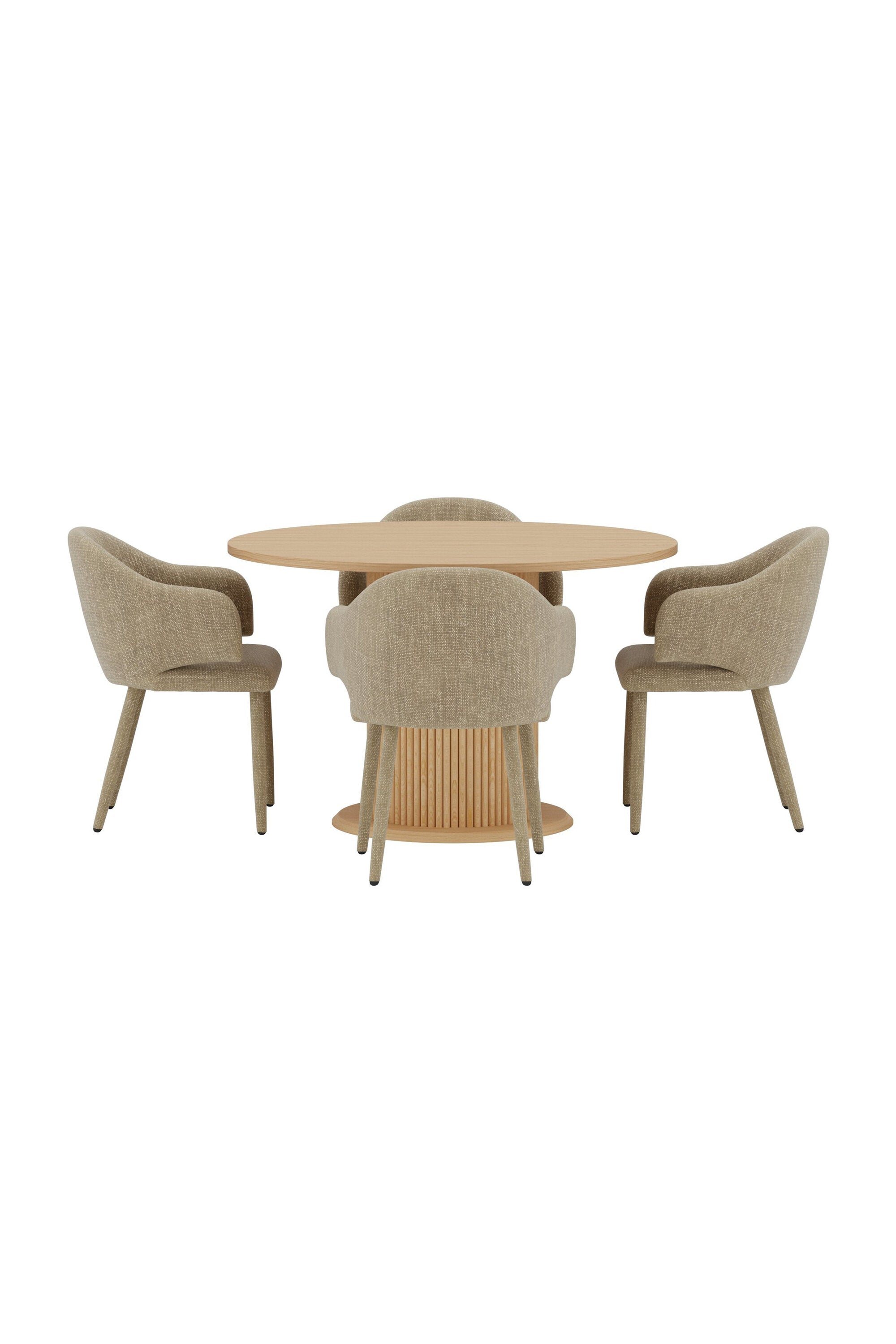 Reko Esstisch mit Stühlen Evelin in  präsentiert im Onlineshop von KAQTU Design AG. Bartischset ist von Venture Home