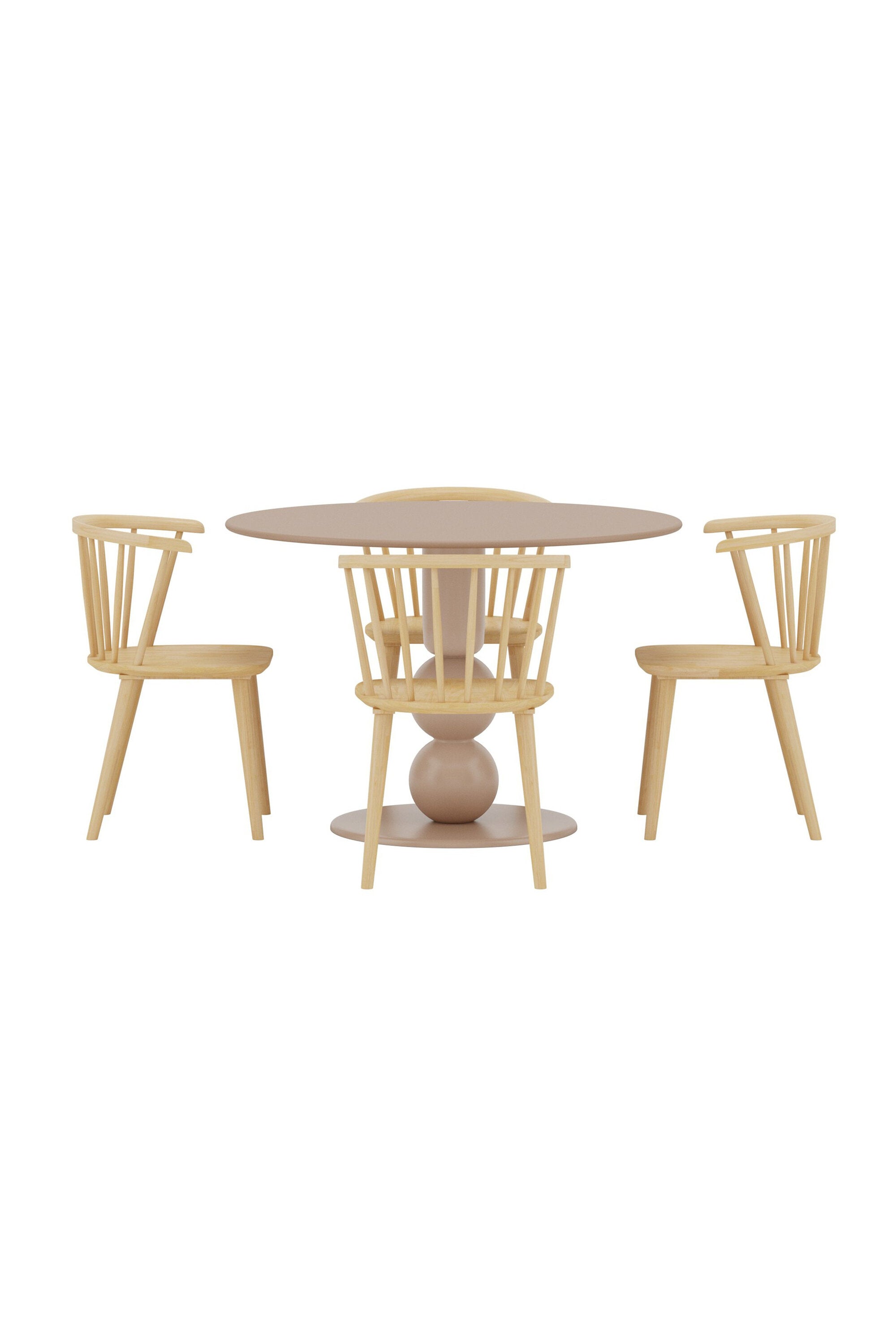 Esszimmertisch Boule mit Bobby Stühlen in  präsentiert im Onlineshop von KAQTU Design AG. Bartischset ist von Venture Home
