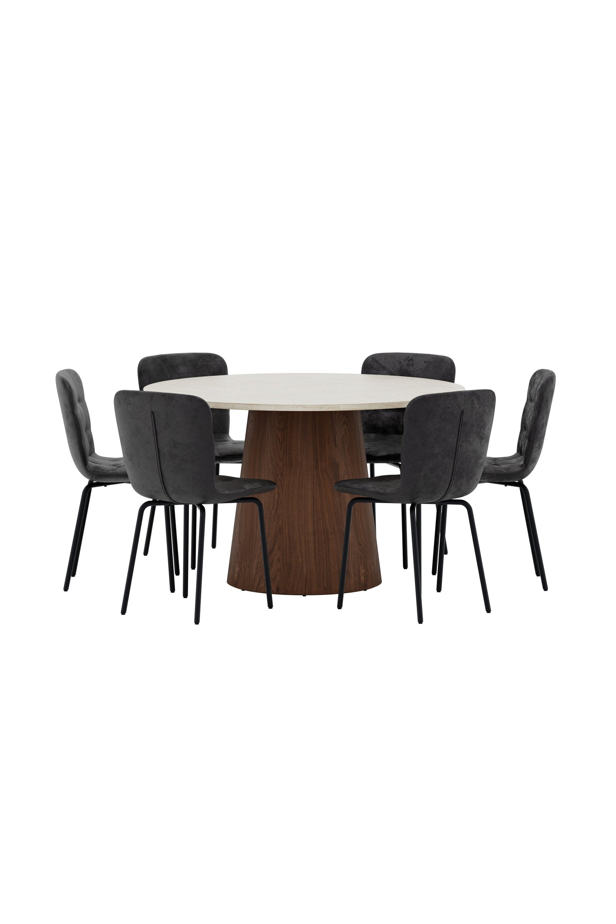Lanzo Esstisch mit Punsch-Stühlen in  präsentiert im Onlineshop von KAQTU Design AG. Bartischset ist von Venture Home