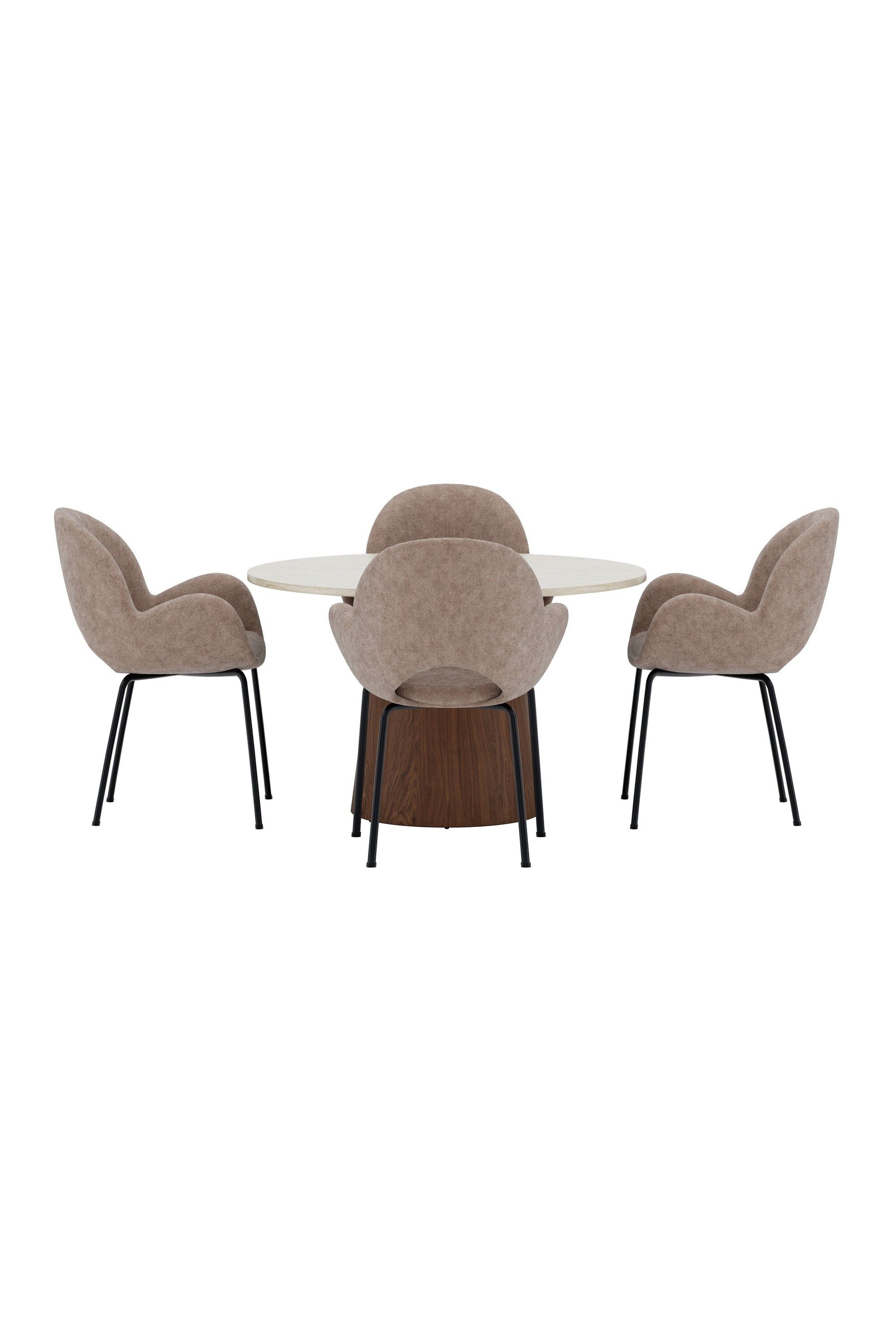 Lanzo Esstisch mit Florensa Stühlen in  präsentiert im Onlineshop von KAQTU Design AG. Bartischset ist von Venture Home