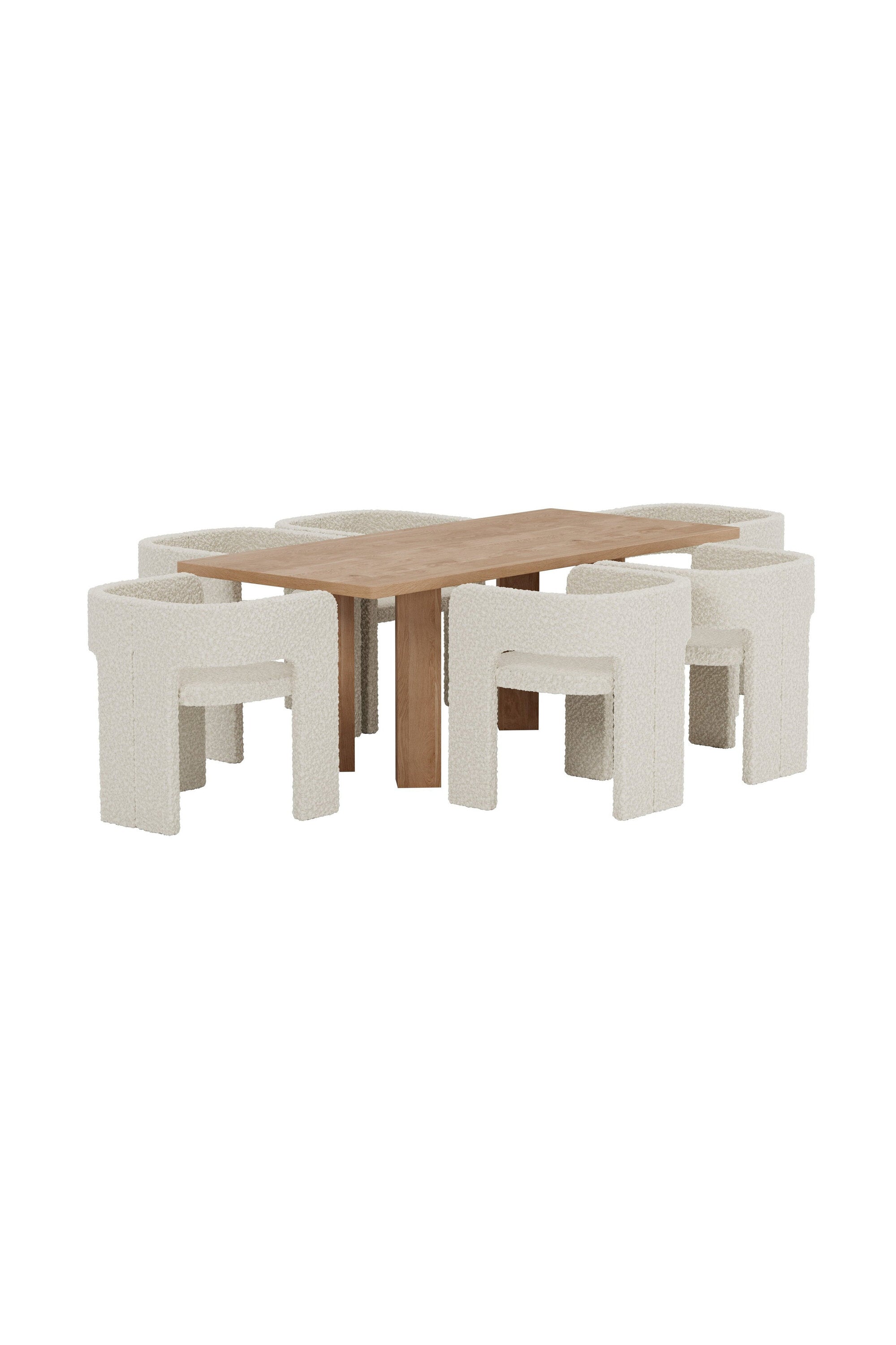 Lillehammer Esstisch mit Kristin Stühlen in  präsentiert im Onlineshop von KAQTU Design AG. Esszimmerset ist von Venture Home
