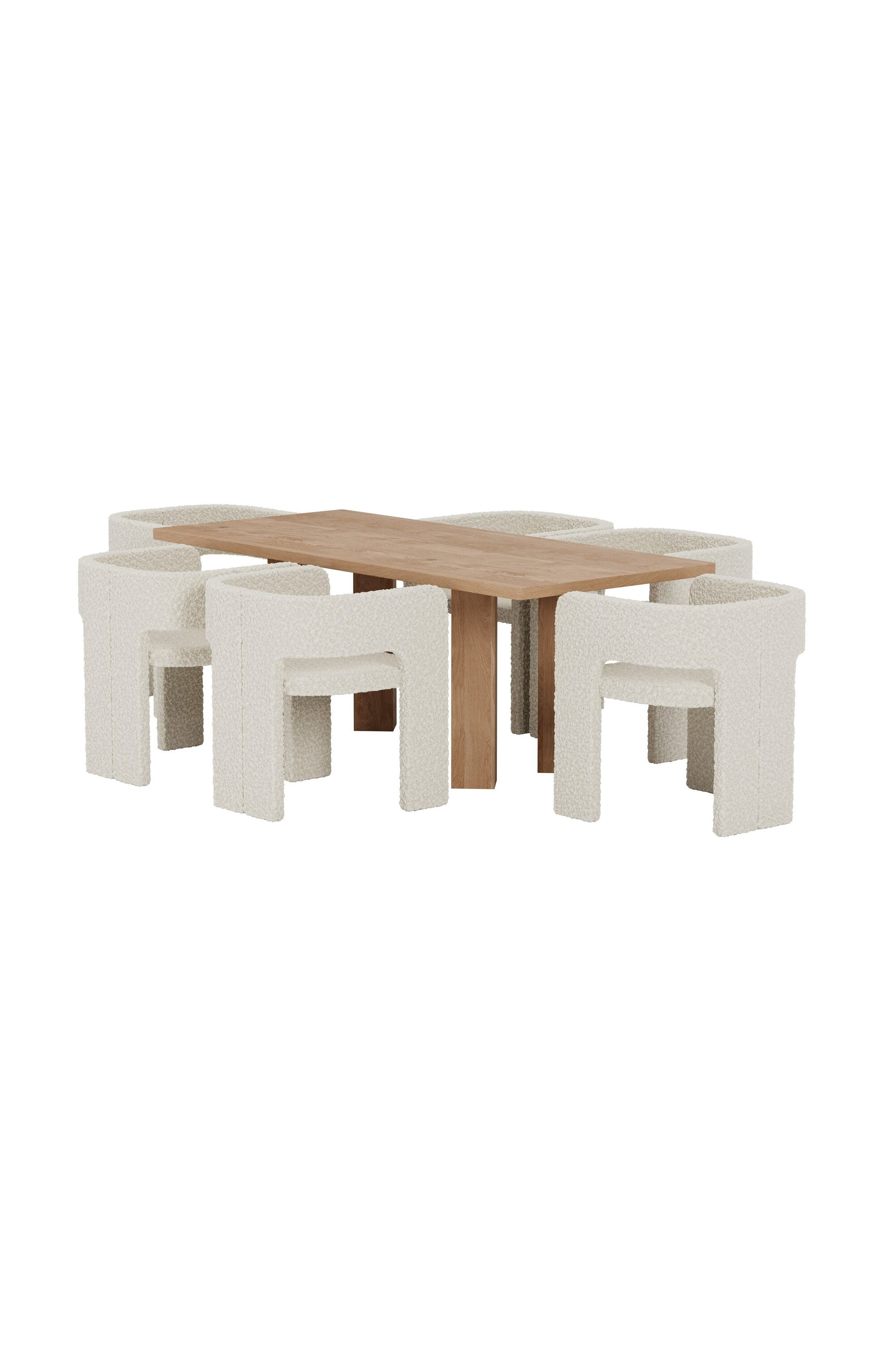 Lillehammer Esstisch mit Kristin Stühlen in  präsentiert im Onlineshop von KAQTU Design AG. Esszimmerset ist von Venture Home