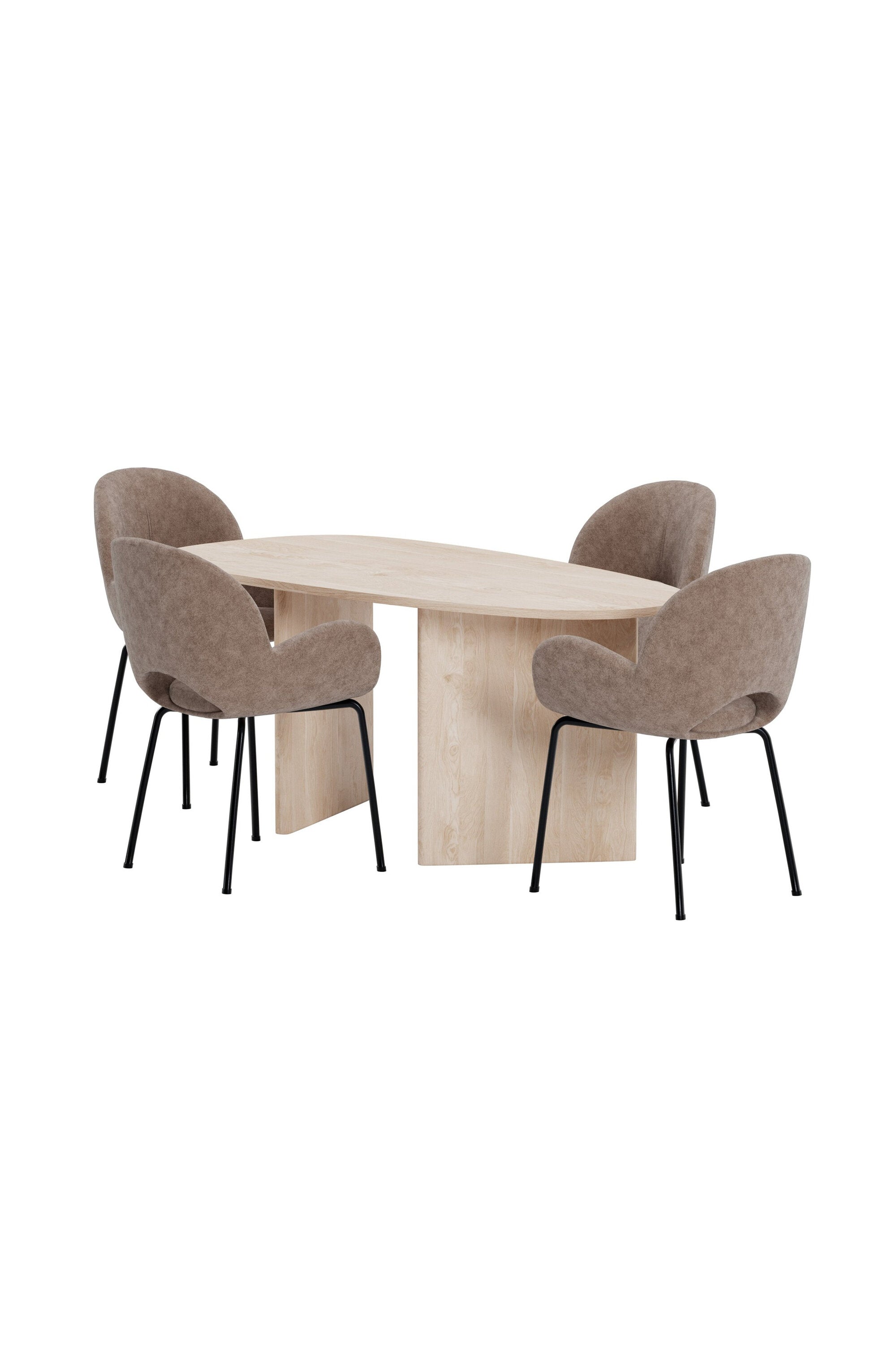 Grönvik Esstisch mit Florensa-Stühlen in  präsentiert im Onlineshop von KAQTU Design AG. Esszimmerset ist von Venture Home