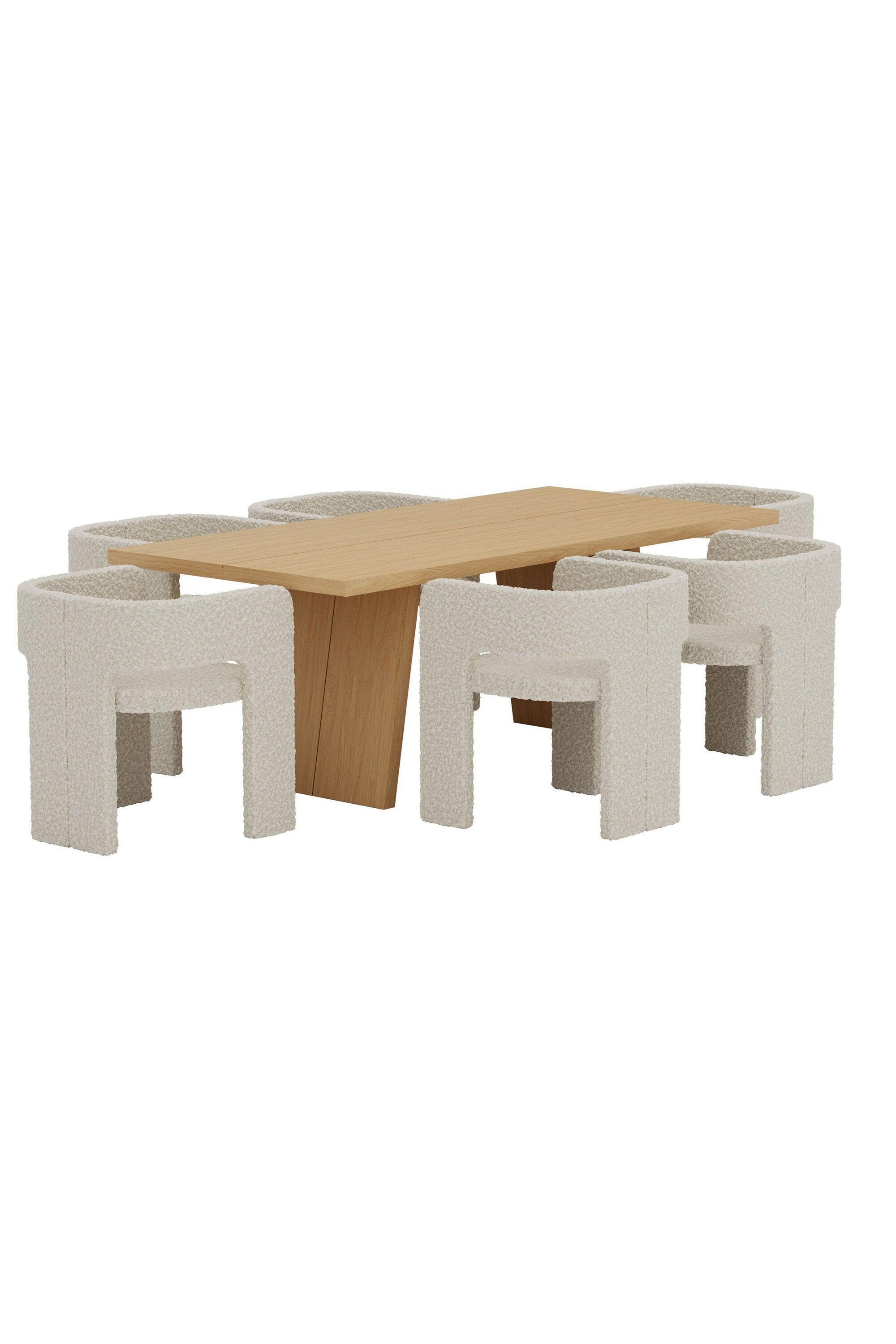 Logga Esstisch mit Kristin Stühlen in  präsentiert im Onlineshop von KAQTU Design AG. Esszimmerset ist von Venture Home