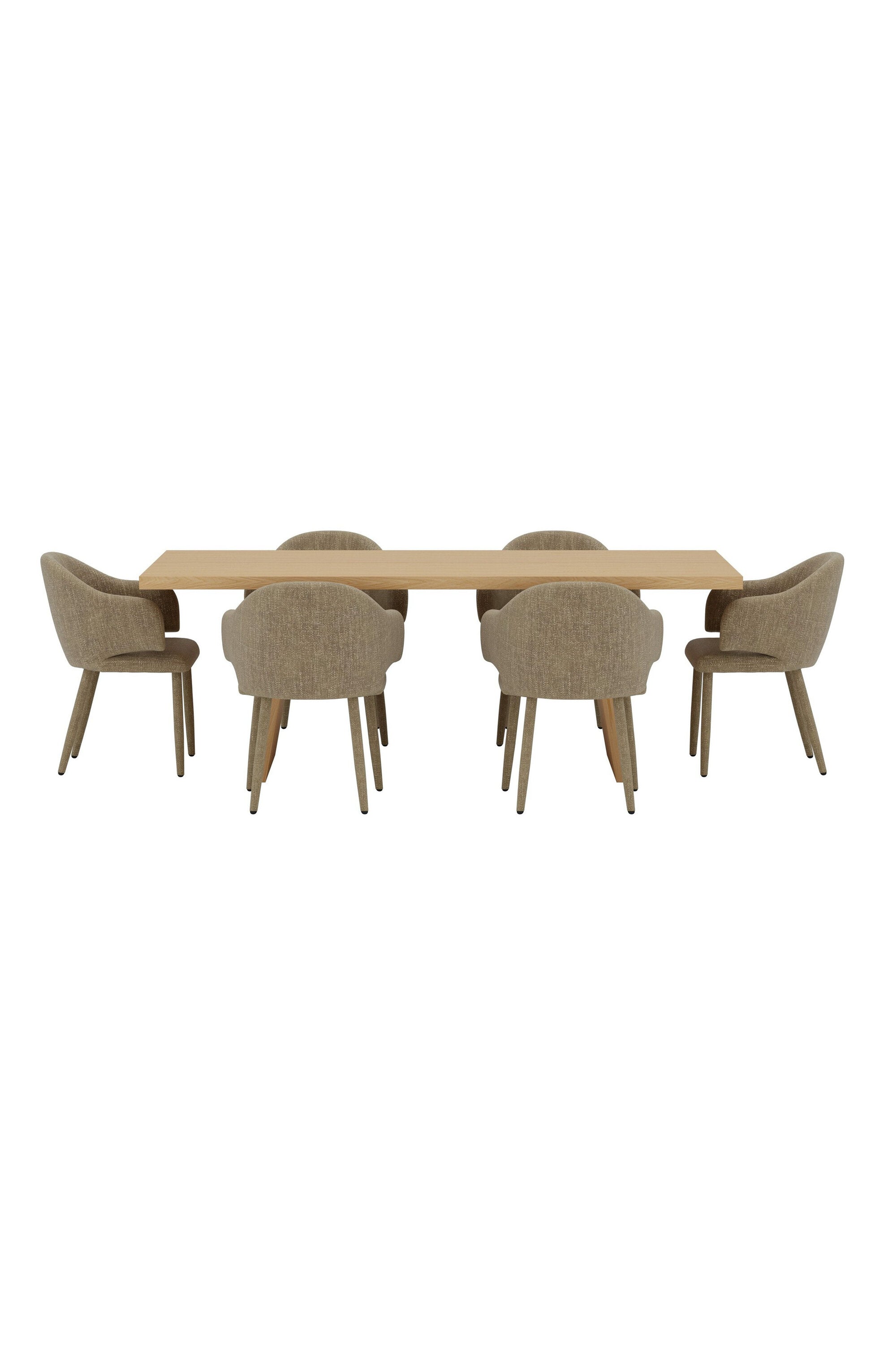 Logga Esstisch mit Stühlen von Evelin in  präsentiert im Onlineshop von KAQTU Design AG. Esszimmerset ist von Venture Home