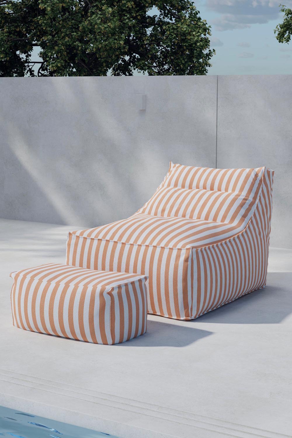 Redang Loungestuhl in Pfirsich präsentiert im Onlineshop von KAQTU Design AG. Outdoor-Sessel ist von Venture Home
