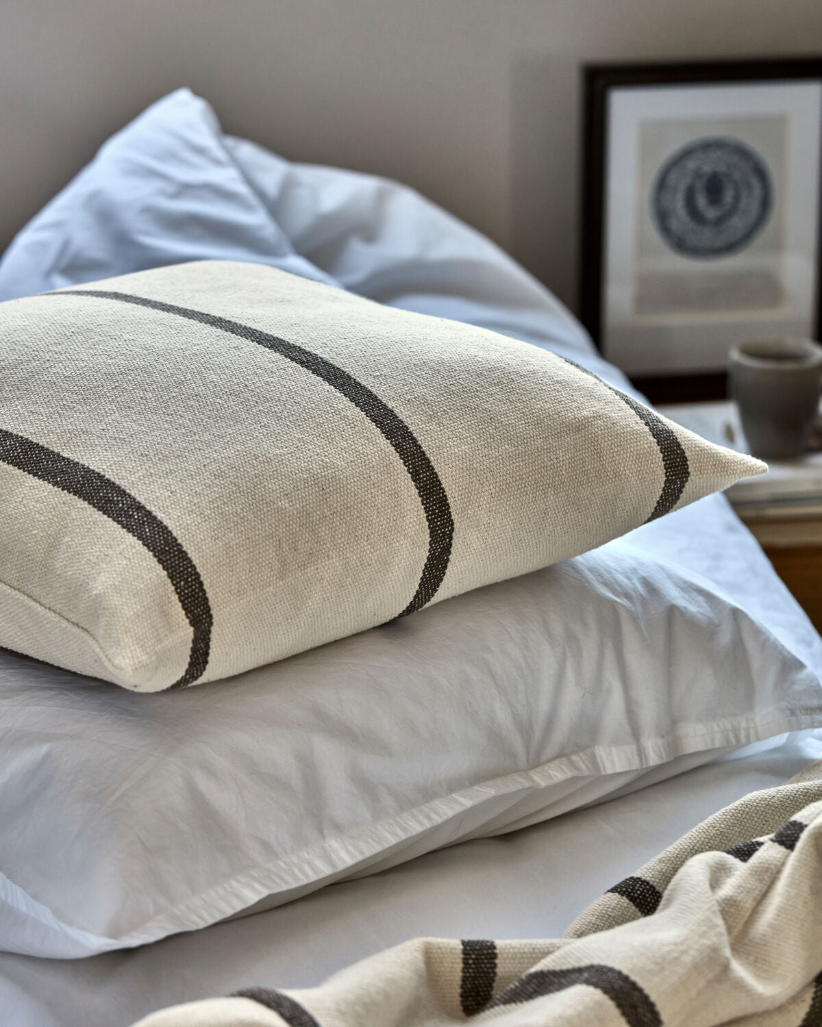Kissenbezug, HDNula, Dunkelbraun in Dunkelbraun präsentiert im Onlineshop von KAQTU Design AG. Deko Kissenbezug ist von House Doctor