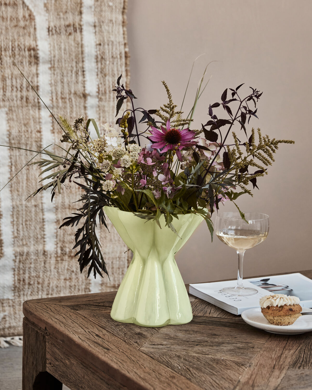 Vase, HDSay, Gelb in Gelb präsentiert im Onlineshop von KAQTU Design AG. Vase ist von House Doctor