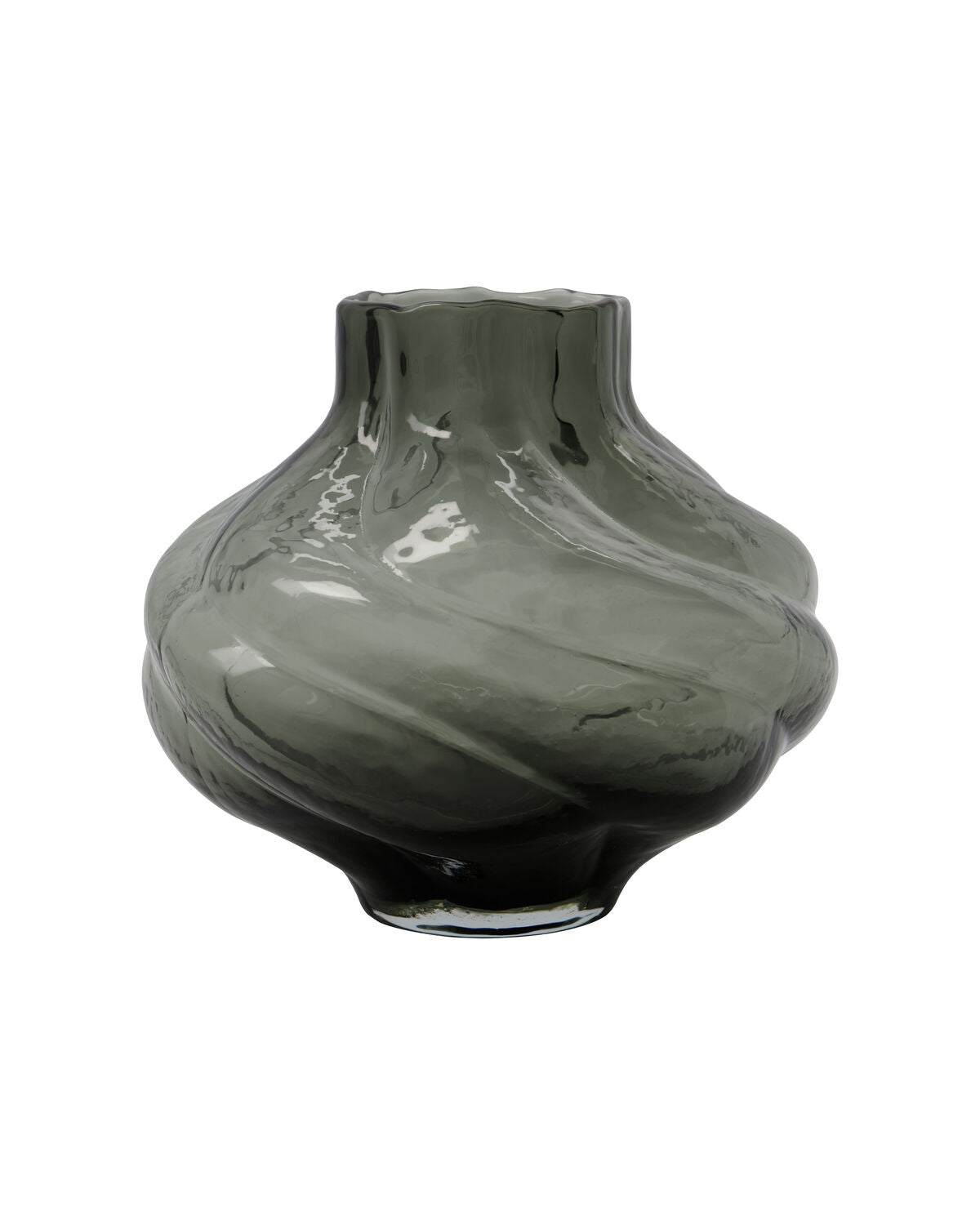 Vase, HDTurn, Rauchgrau in Rauchgrau präsentiert im Onlineshop von KAQTU Design AG. Vase ist von House Doctor