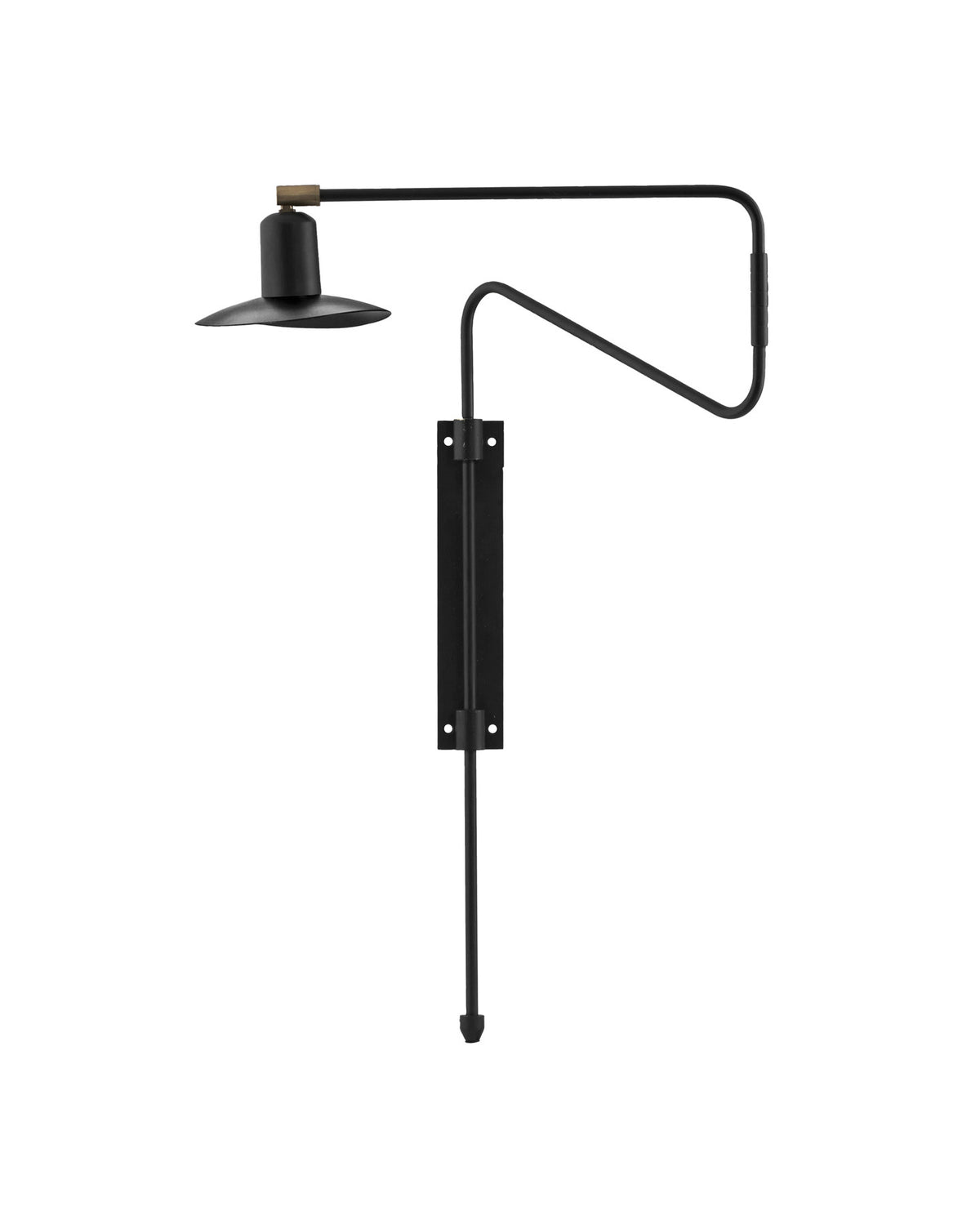 Wandleuchte, HDSwing, Schwarz in Schwarz präsentiert im Onlineshop von KAQTU Design AG. Wandleuchte ist von House Doctor