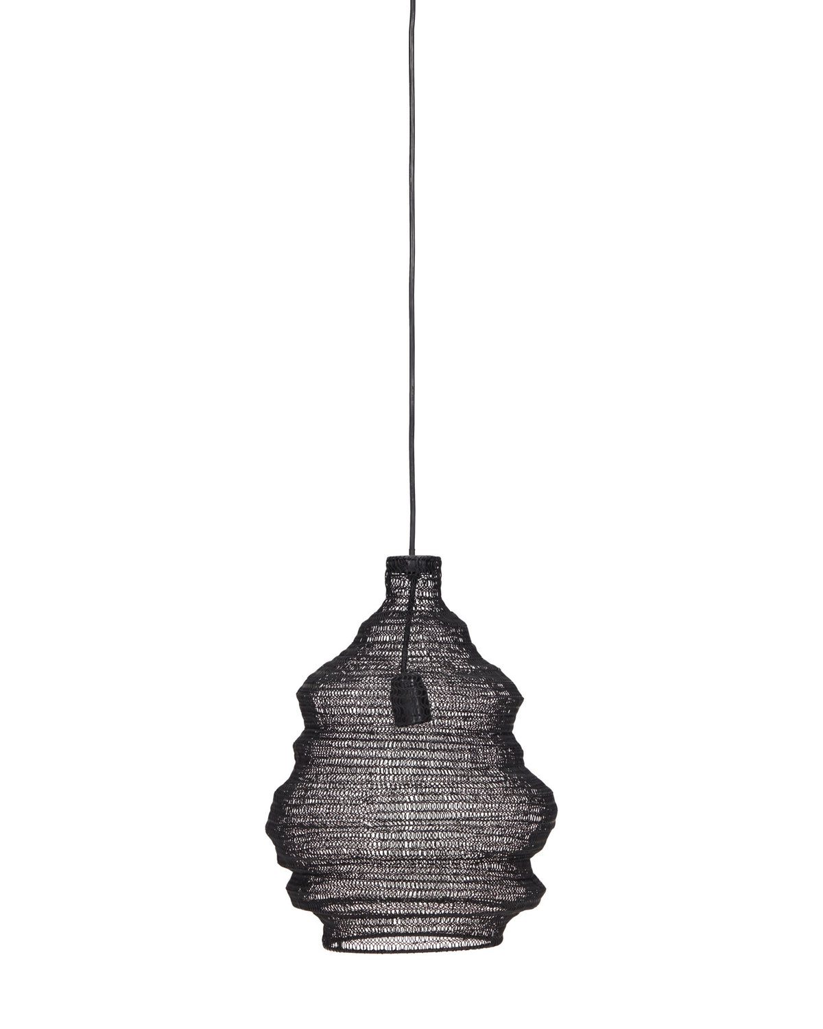 Lampe, HDMesh, Schwarz in Schwarz präsentiert im Onlineshop von KAQTU Design AG. Pendelleuchte ist von House Doctor