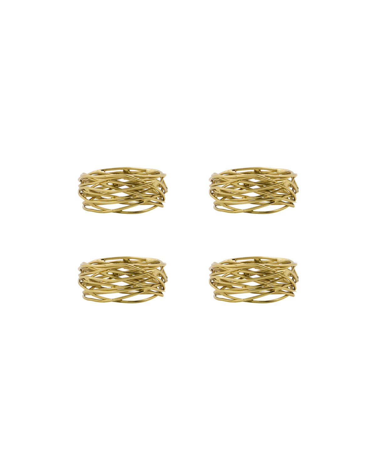 Serviettenringe, HDRing, Gold in Gold präsentiert im Onlineshop von KAQTU Design AG. Besteck ist von House Doctor