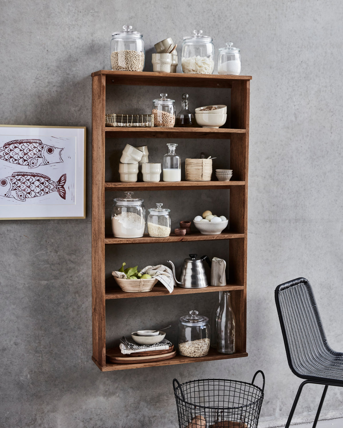 Regal, HDBalance, Antikes Braun in Antikes Braun präsentiert im Onlineshop von KAQTU Design AG. Standregal ist von House Doctor
