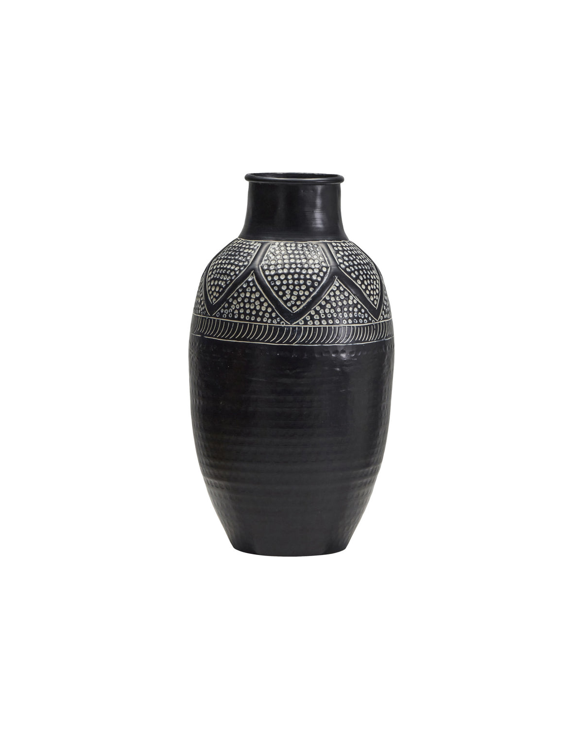 Vase, HDBloss, Schwarz in Schwarz präsentiert im Onlineshop von KAQTU Design AG. Vase ist von House Doctor