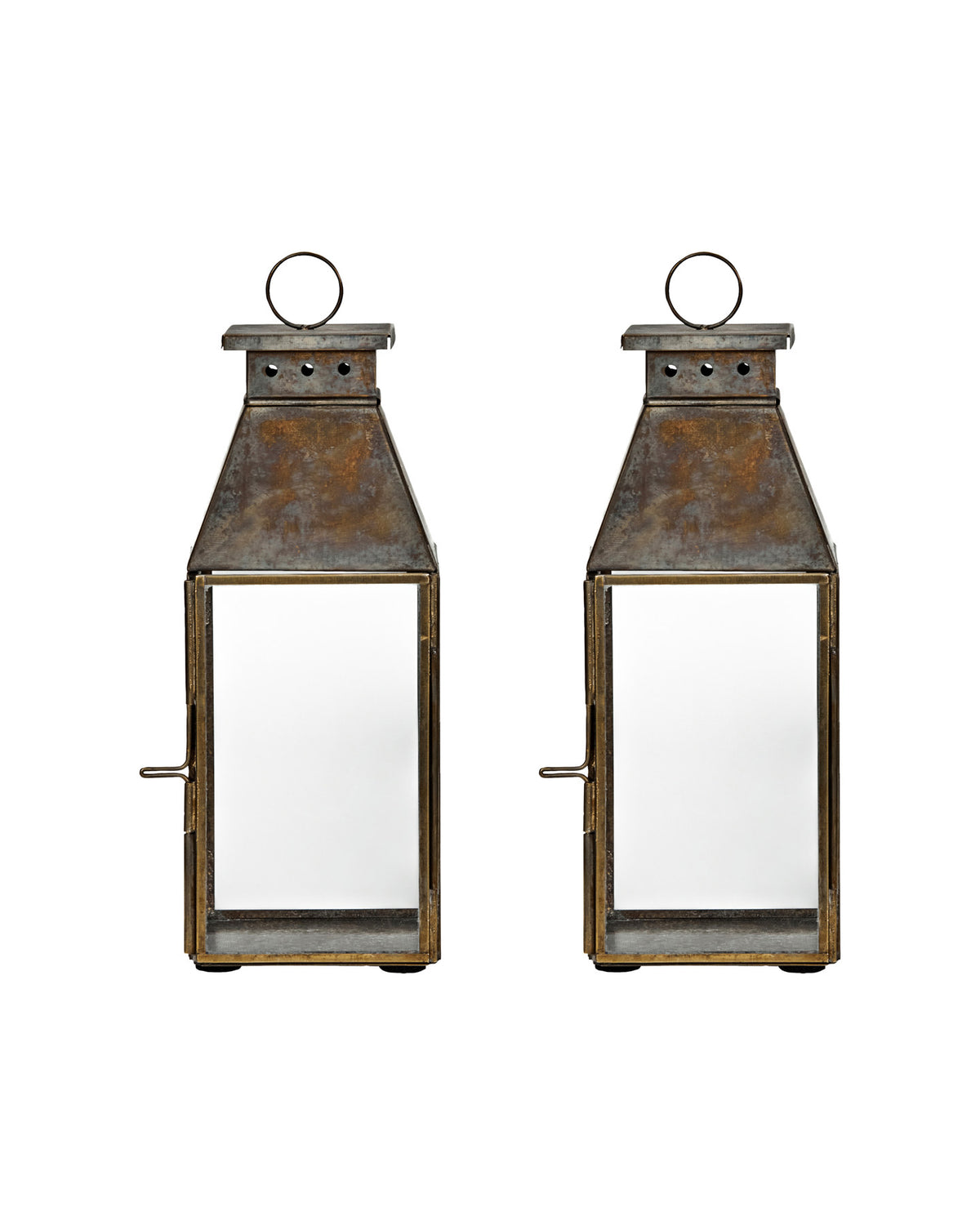 Windlicht, HDTilka, Antikes Messing-Finish in Antikes Messing-Finish präsentiert im Onlineshop von KAQTU Design AG. Laterne ist von House Doctor