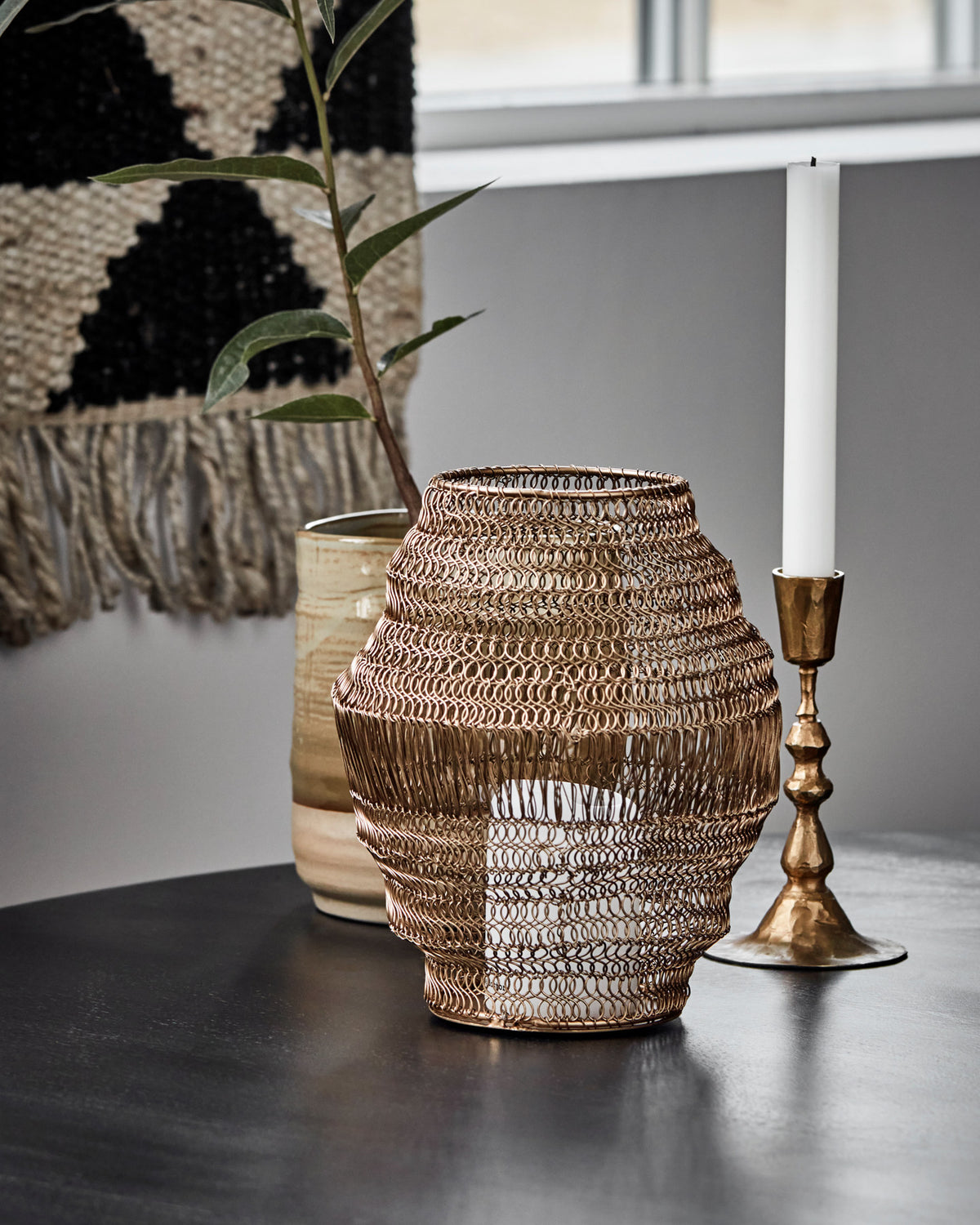 Teelichthalter, HDAmfi, Antik-Gold in Antik-Gold präsentiert im Onlineshop von KAQTU Design AG. Teelichthalter ist von House Doctor