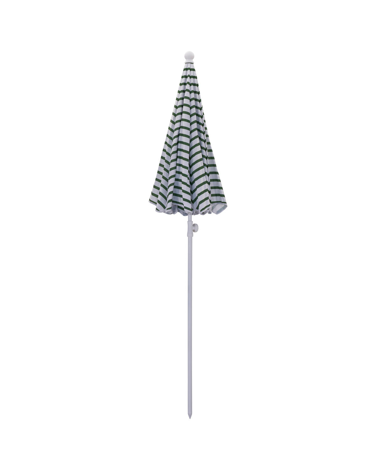 Strand-/Gartenschirm, Oktogon in Grün / Weiss präsentiert im Onlineshop von KAQTU Design AG. Sonnenschirm ist von House Doctor