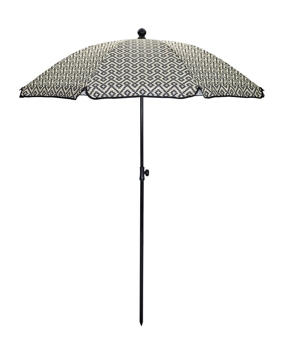 Strand-/Gartenschirm, HDPort in Black/Sand präsentiert im Onlineshop von KAQTU Design AG. Sonnenschirm ist von House Doctor