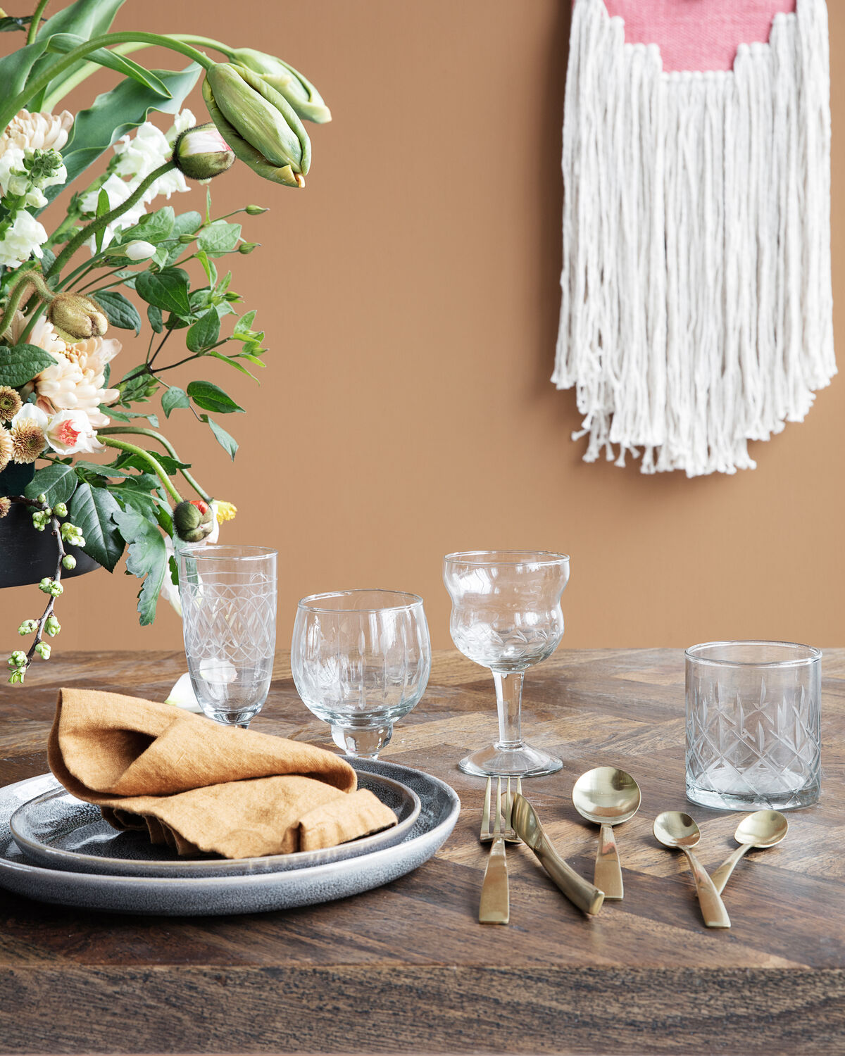 Whiskyglas, Vintage in Transparent präsentiert im Onlineshop von KAQTU Design AG. Geschirr ist von House Doctor