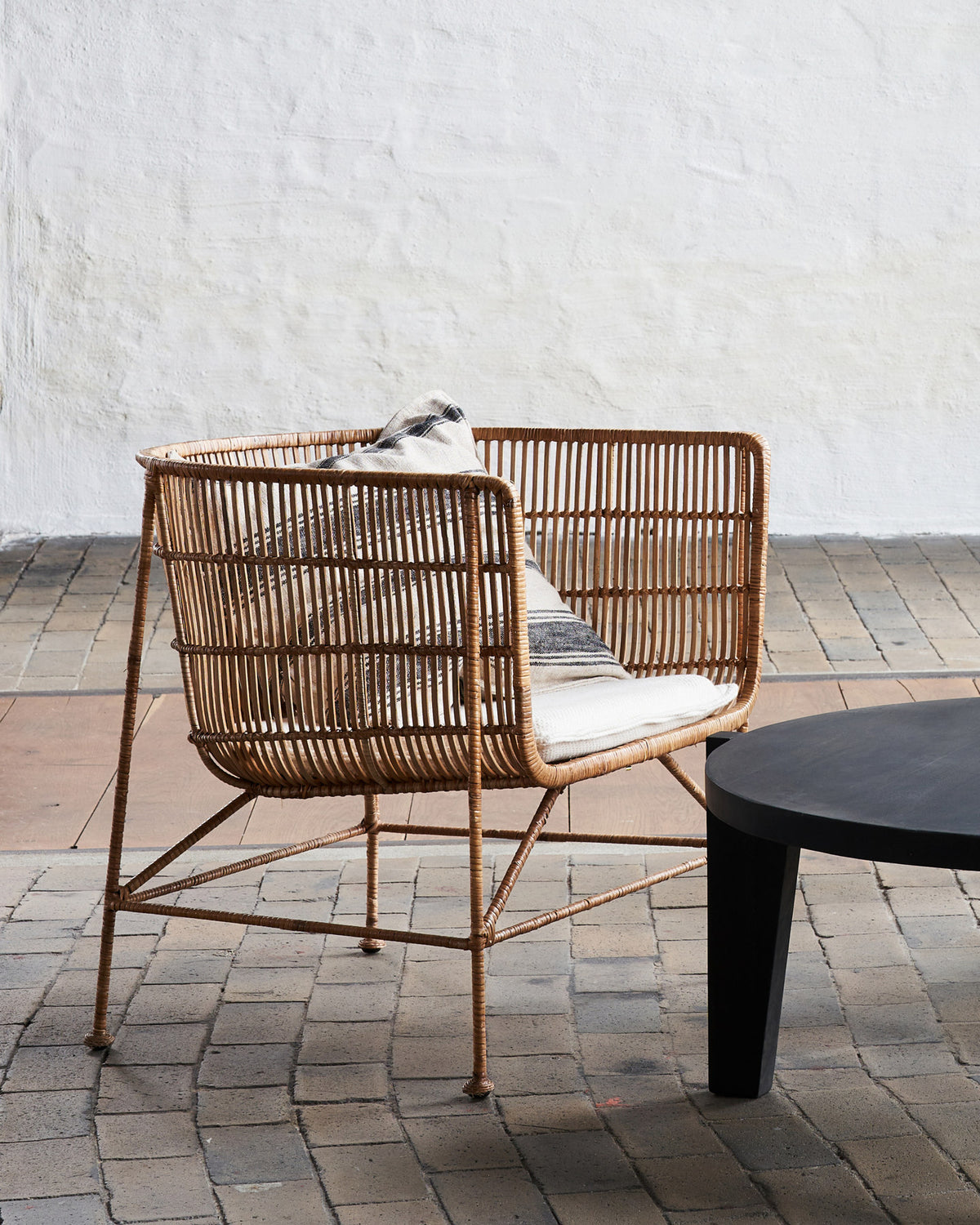 Sessel, Cuun in Natur präsentiert im Onlineshop von KAQTU Design AG. Sessel ist von House Doctor