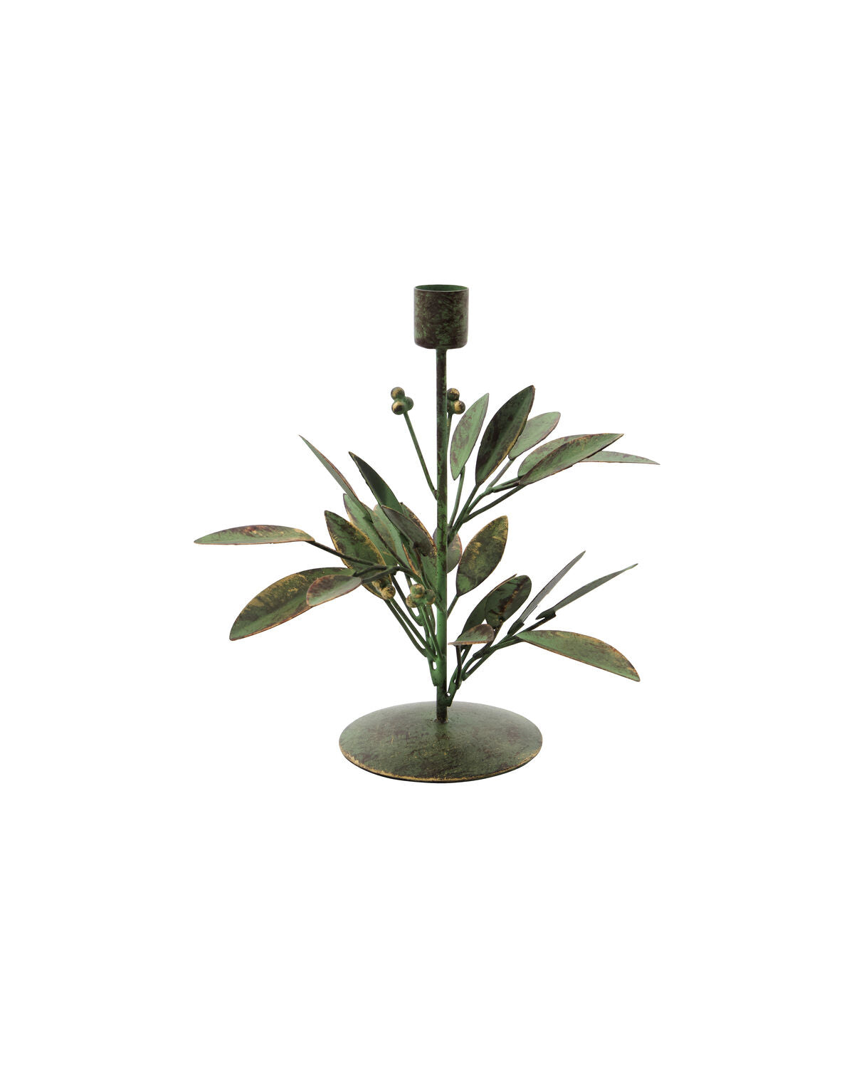 Kerzenständer, HDLeaves, Antikes Grün in Antikes Grün präsentiert im Onlineshop von KAQTU Design AG. Kerzenständer ist von House Doctor