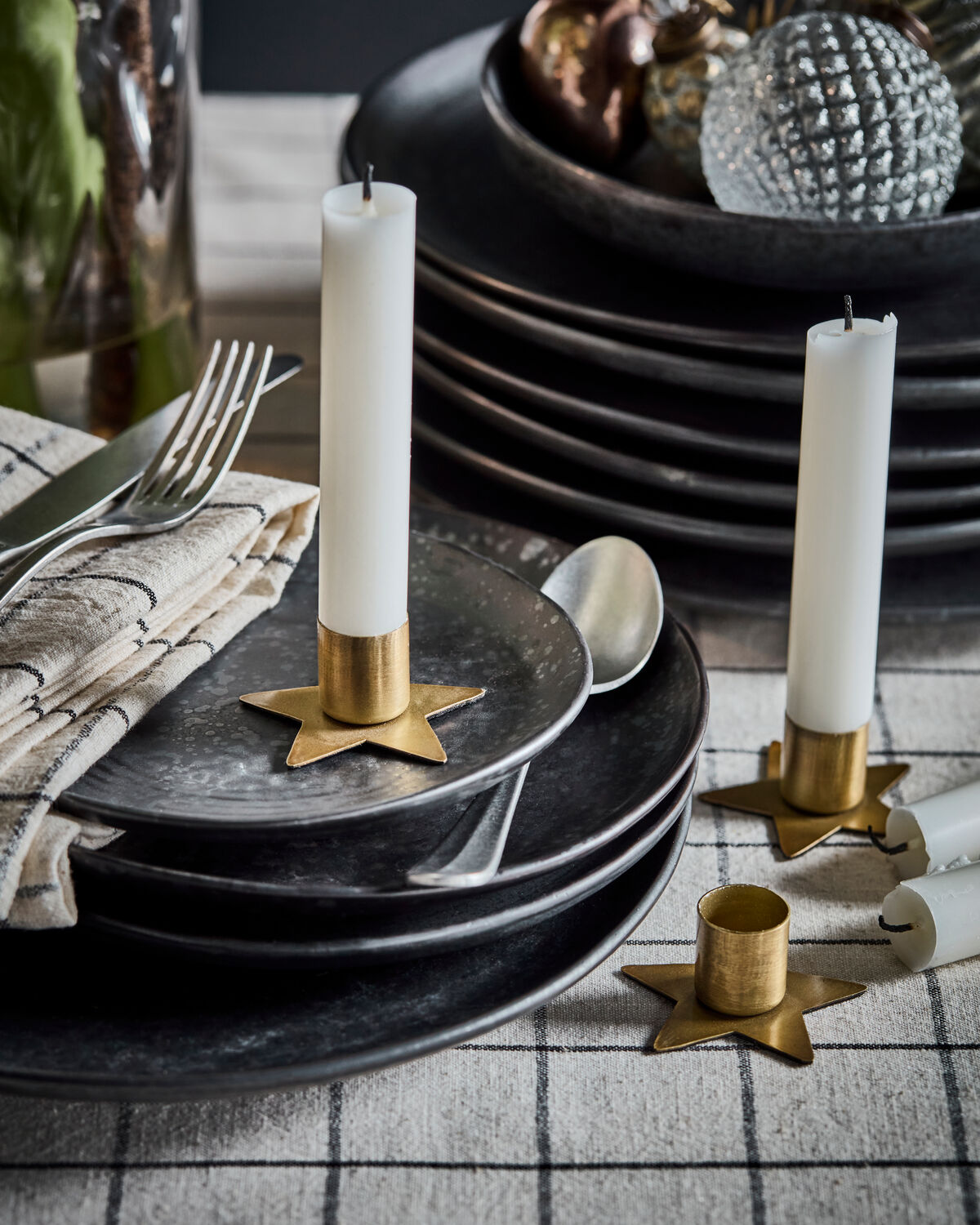 Kerzenständer, HDStage, Antikes Messing-Finish in Antikes Messing-Finish präsentiert im Onlineshop von KAQTU Design AG. Kerzenständer ist von House Doctor