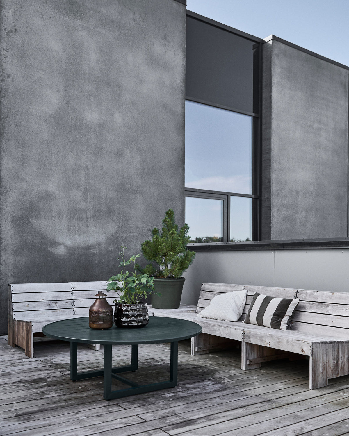 Lounge-Sessel, Woodie in Natur präsentiert im Onlineshop von KAQTU Design AG. Outdoor-Sessel ist von House Doctor