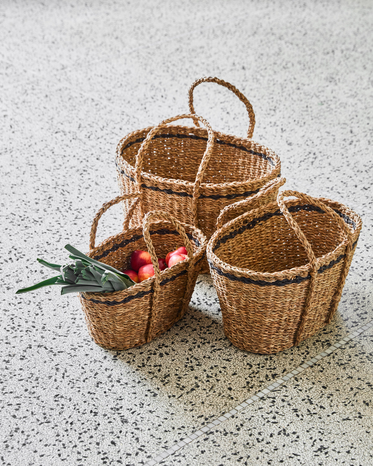 Körbe, HDLaine, Natur in Natur präsentiert im Onlineshop von KAQTU Design AG. Aufbewährungskörbe ist von House Doctor