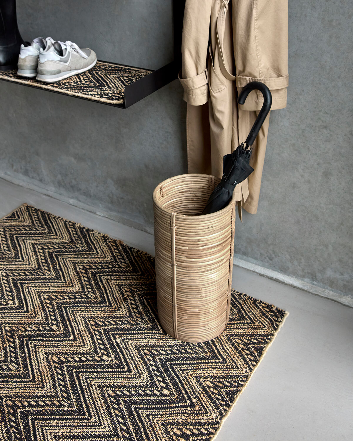 Aufbewahrungskorb, HDBella, Natur in Natur präsentiert im Onlineshop von KAQTU Design AG. Aufbewahrungskorb ist von House Doctor