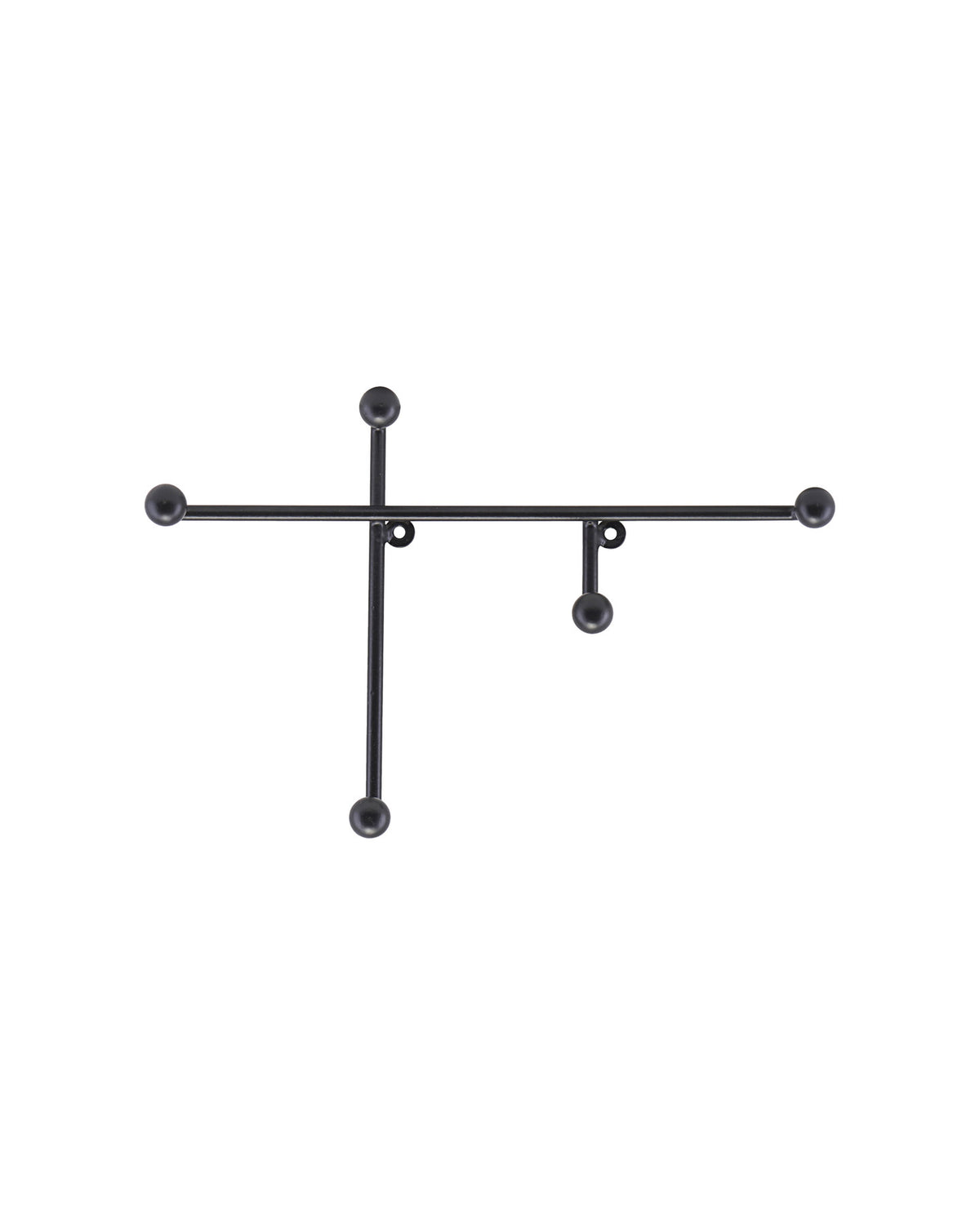 Haken, Prea in Mattschwarz präsentiert im Onlineshop von KAQTU Design AG. Kleiderhaken ist von House Doctor