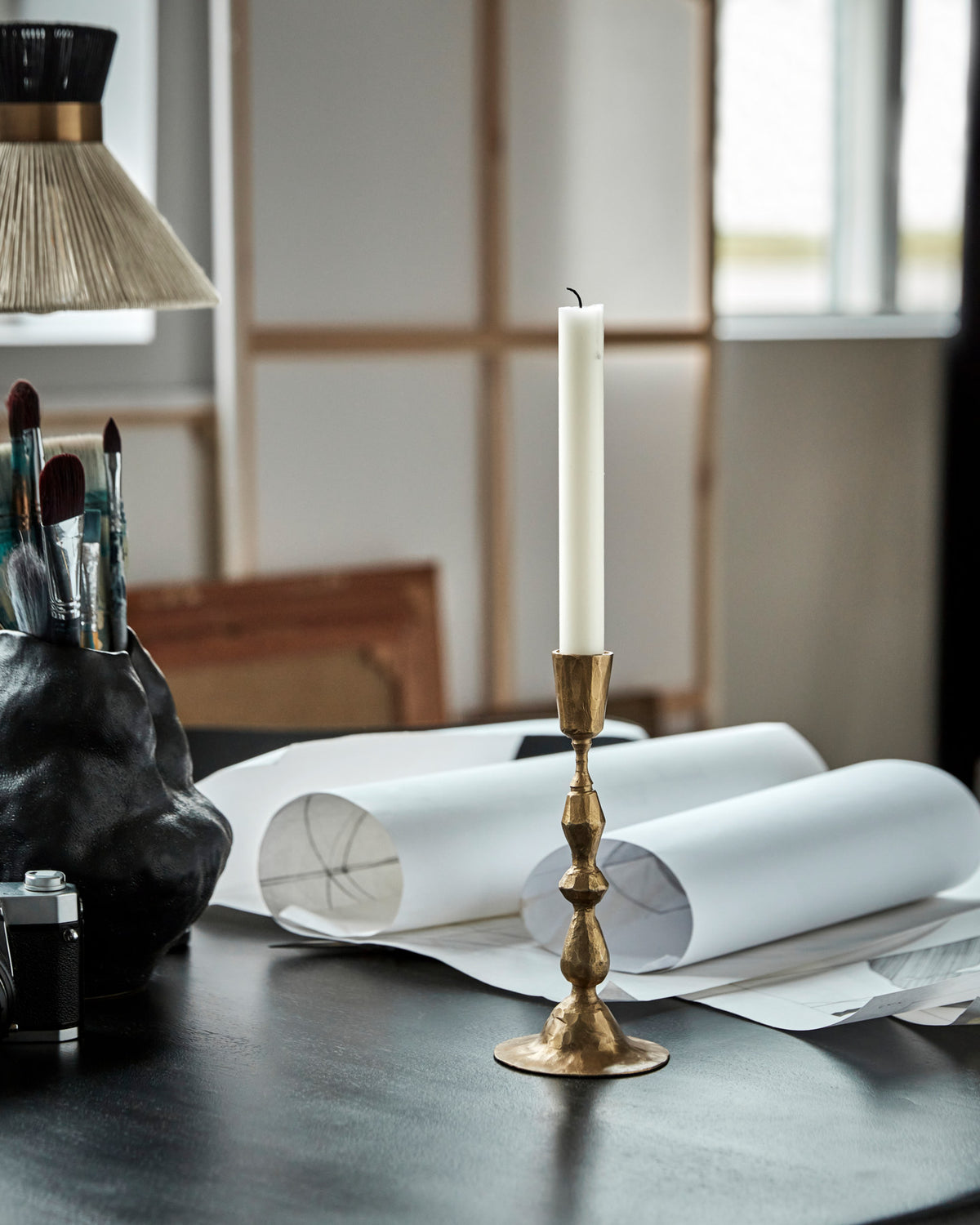 Kerzenständer, HDDon, Antik-Gold in Antik-Gold präsentiert im Onlineshop von KAQTU Design AG. Kerzenständer ist von House Doctor