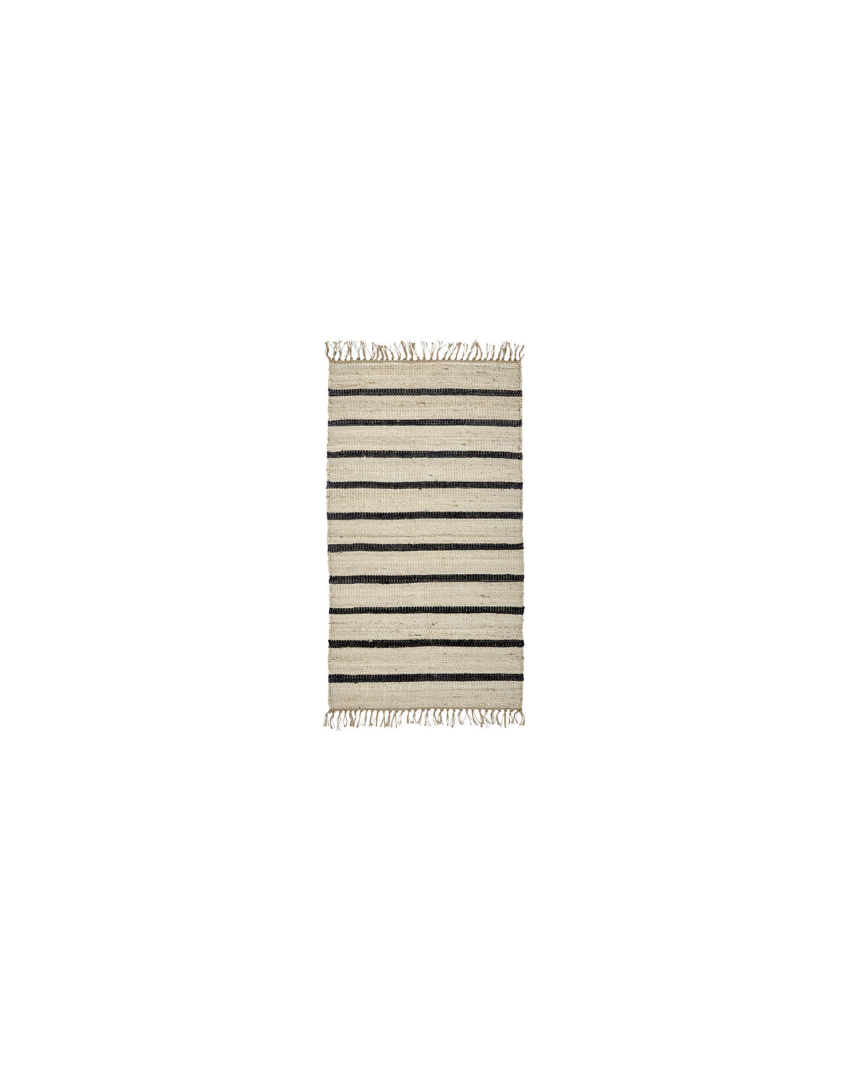 Teppich, Sima in Schwarz / Natur präsentiert im Onlineshop von KAQTU Design AG. Teppich ist von House Doctor