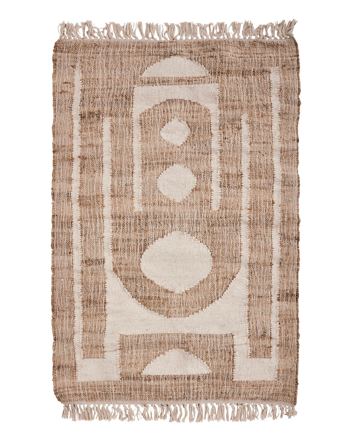 Teppich, HDRostro, Natur;Off-White in Natur, Off-White präsentiert im Onlineshop von KAQTU Design AG. Teppich ist von House Doctor
