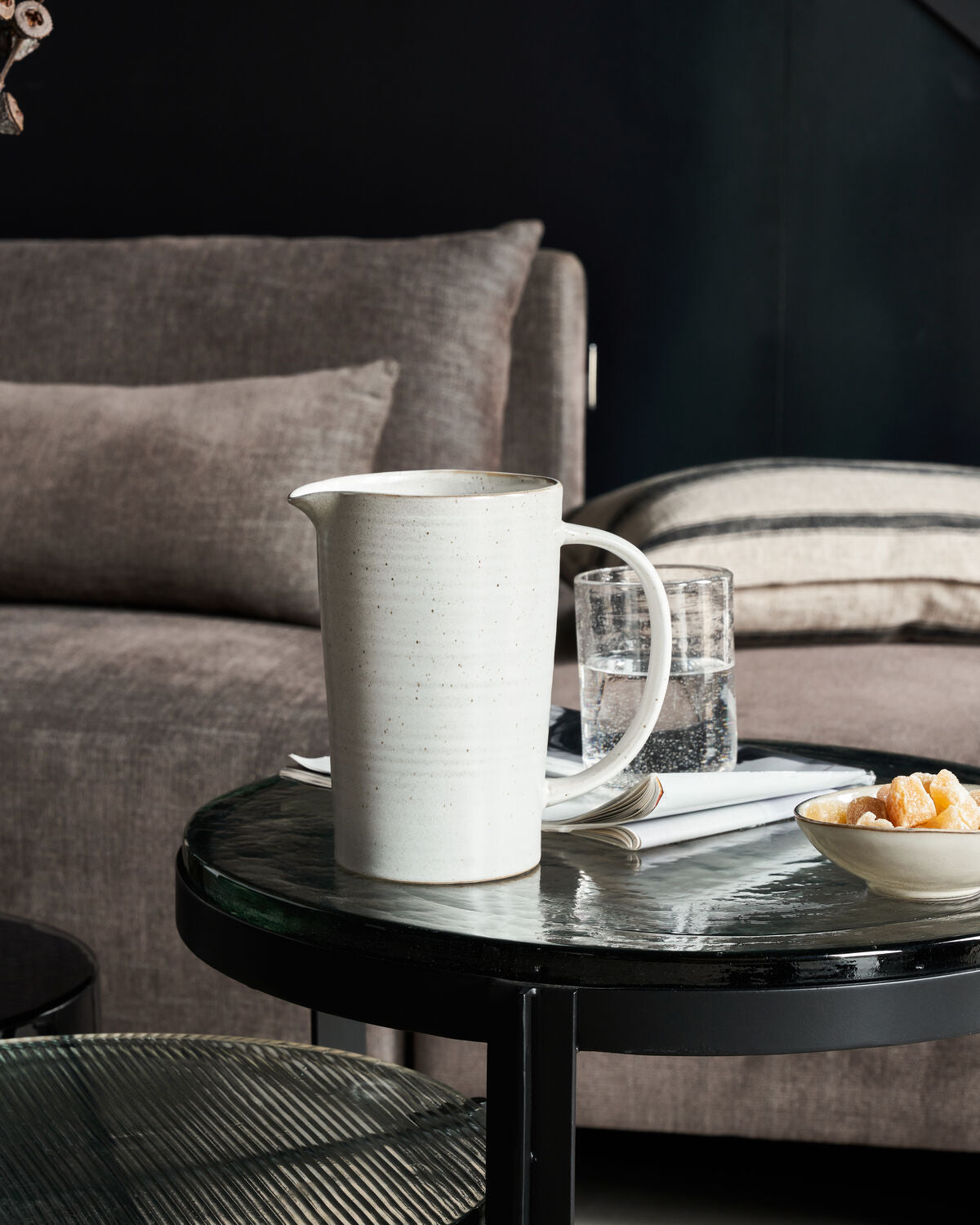 Kanne, HDPion, Grau/ weiß in Grau/ weiß präsentiert im Onlineshop von KAQTU Design AG. Krug ist von House Doctor