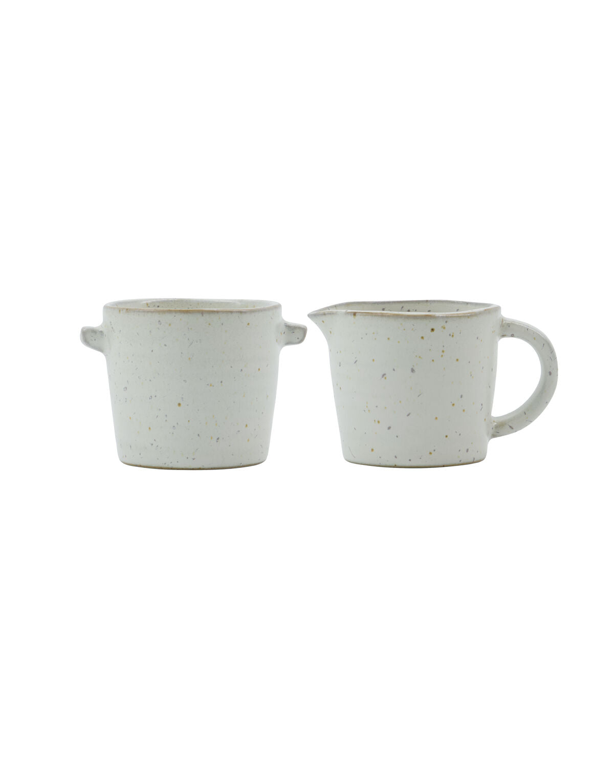 Milch- und Zuckerset, HDPion, Grau/ weiß in Grau/ weiß präsentiert im Onlineshop von KAQTU Design AG. Kanne ist von House Doctor