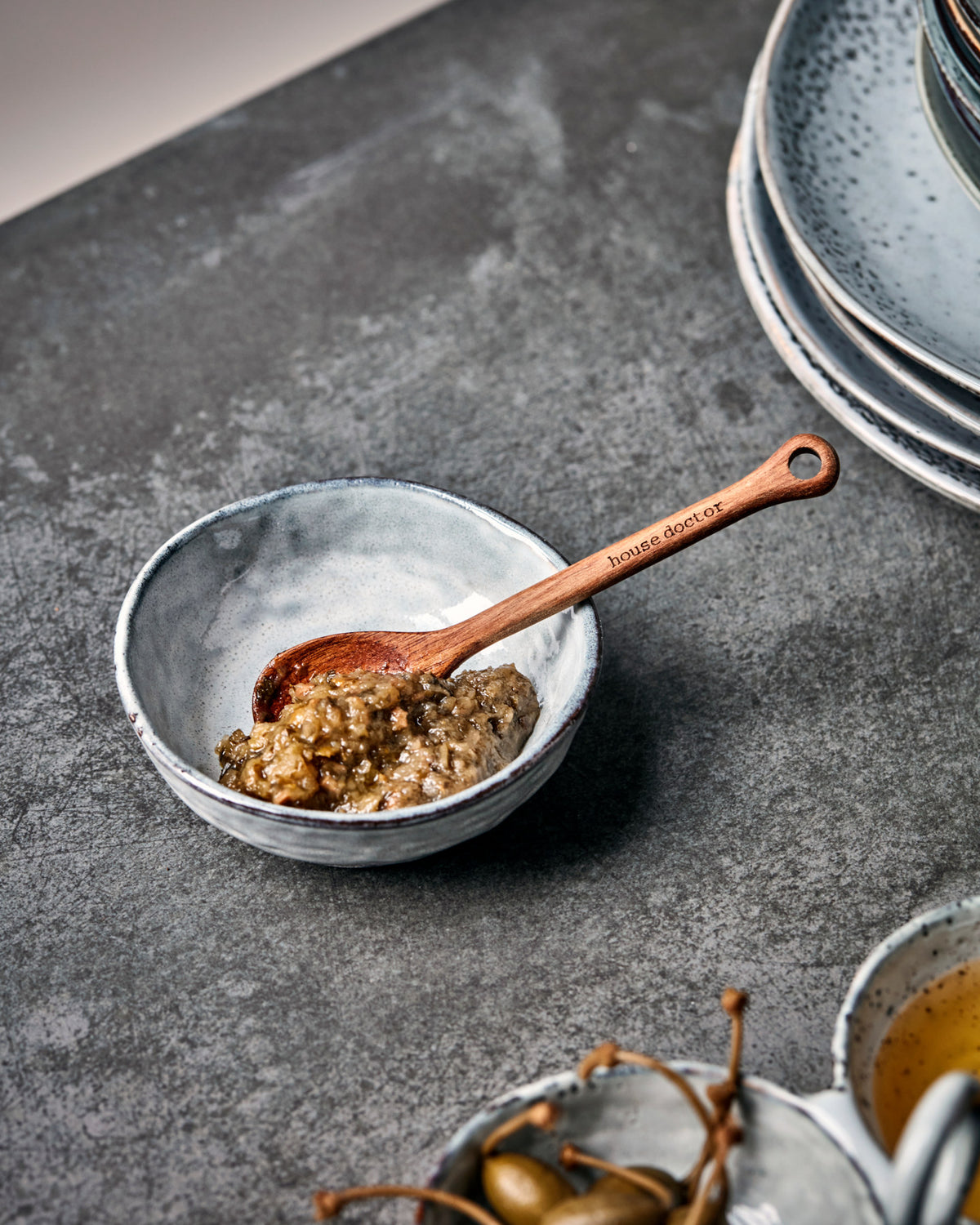 Löffel, HDEya, Natur in Natur präsentiert im Onlineshop von KAQTU Design AG. Besteckset ist von House Doctor