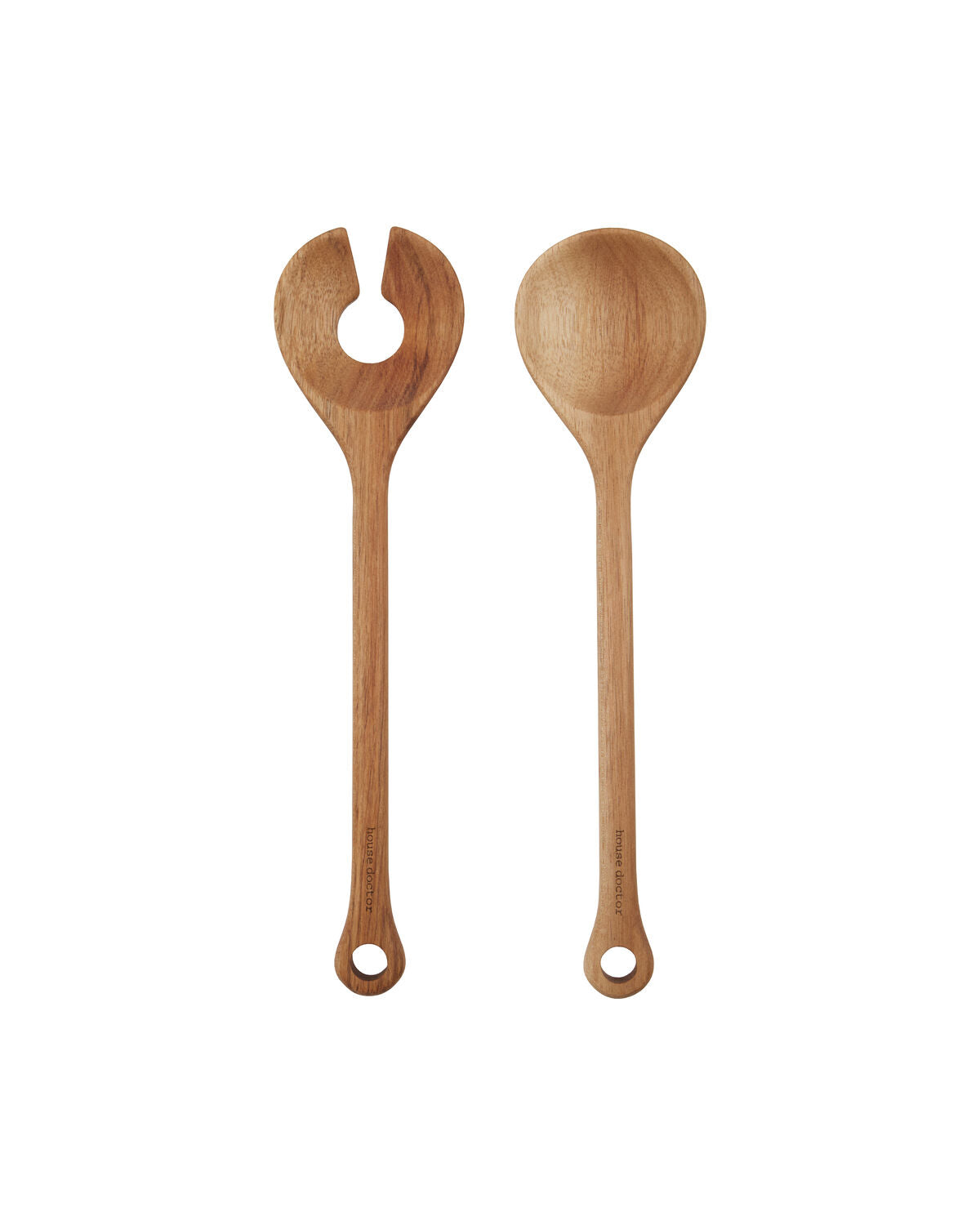 Salatbesteck, HDEya, Natur in Natur präsentiert im Onlineshop von KAQTU Design AG. Besteck ist von House Doctor