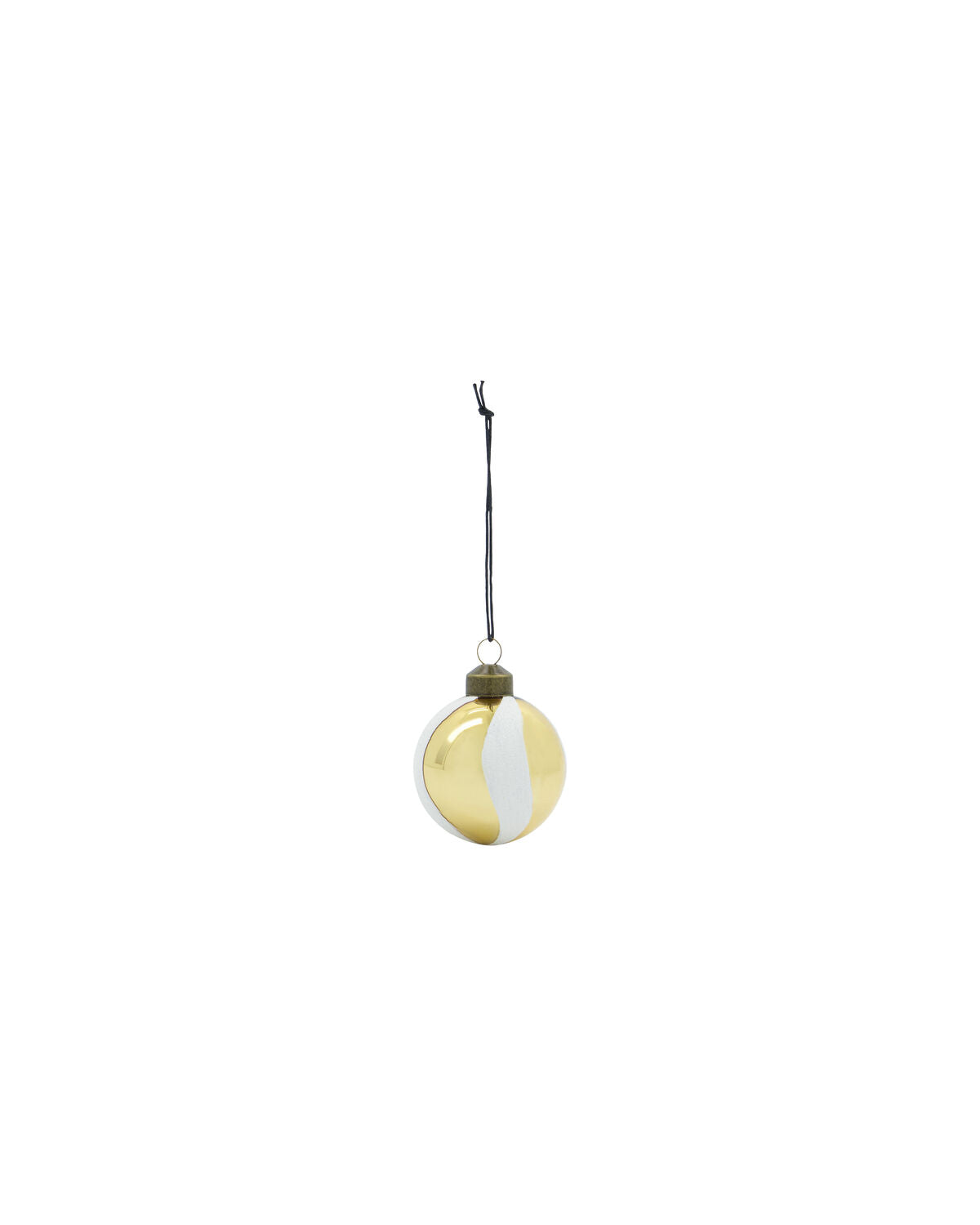 Ornamente, HDTwister, Weiß;Gold in Weiß, Gold präsentiert im Onlineshop von KAQTU Design AG. Weihnachtszubehör ist von House Doctor