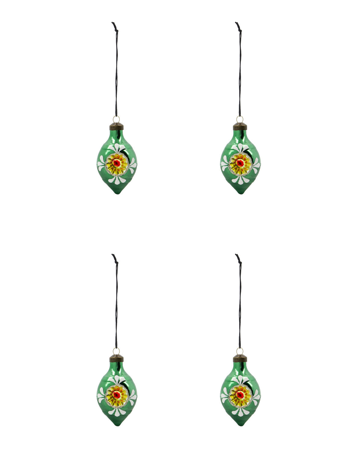 Ornamente, HDNostal, Grün in Grün präsentiert im Onlineshop von KAQTU Design AG. Weihnachtszubehör ist von House Doctor