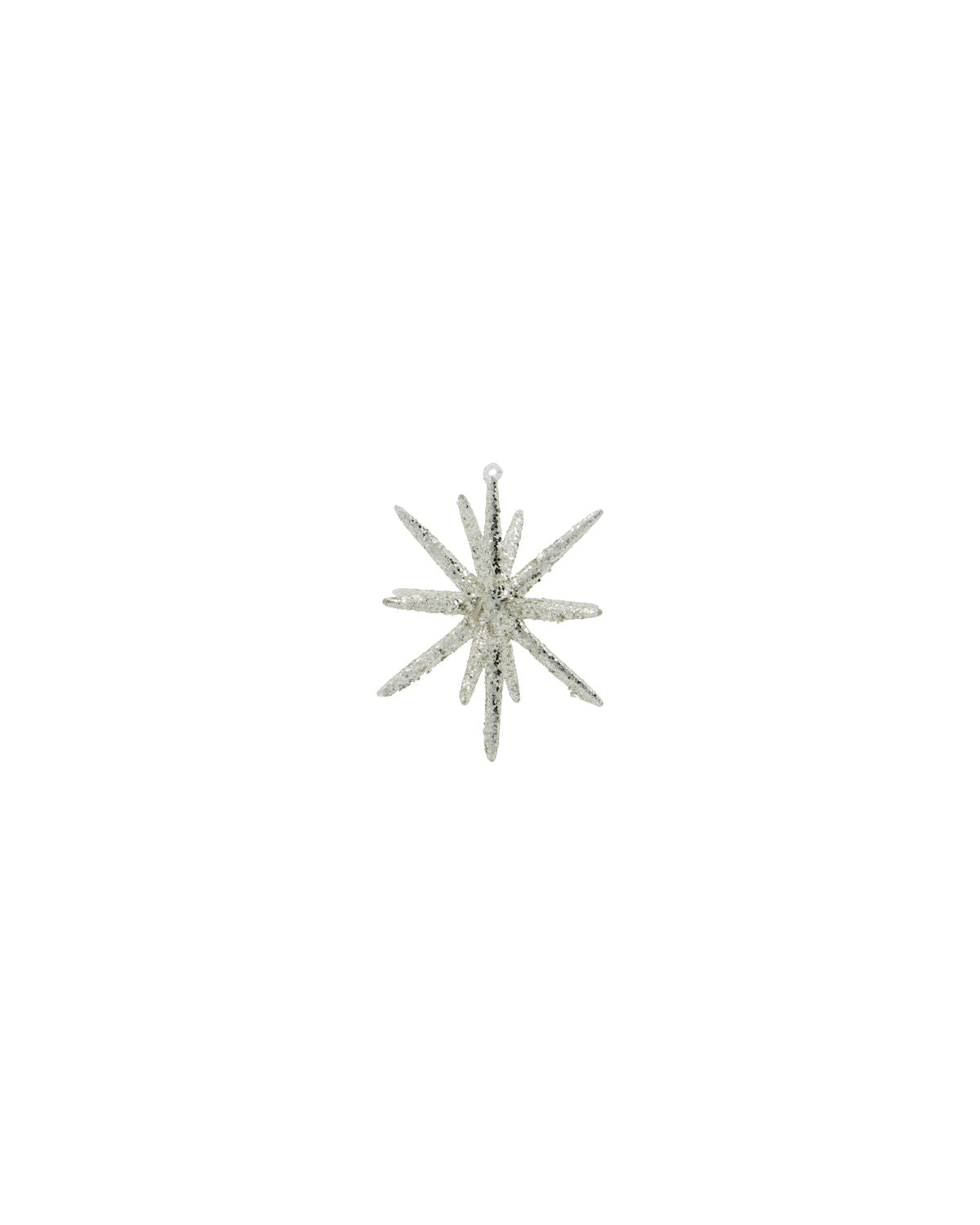 Ornamente, HDSpike, Silber m. Glitzer in Silber m. Glitzer präsentiert im Onlineshop von KAQTU Design AG. Weihnachtszubehör ist von House Doctor
