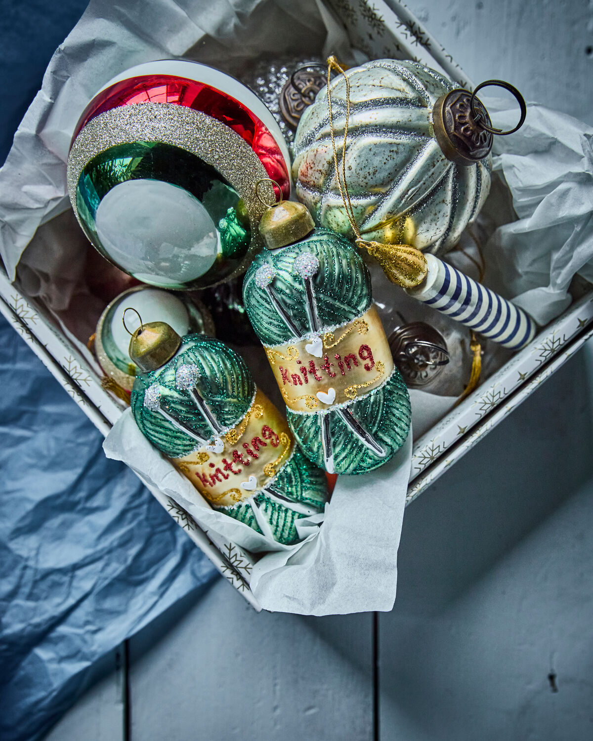 Ornamente, HDWrench, Grün in Grün präsentiert im Onlineshop von KAQTU Design AG. Weihnachtszubehör ist von House Doctor