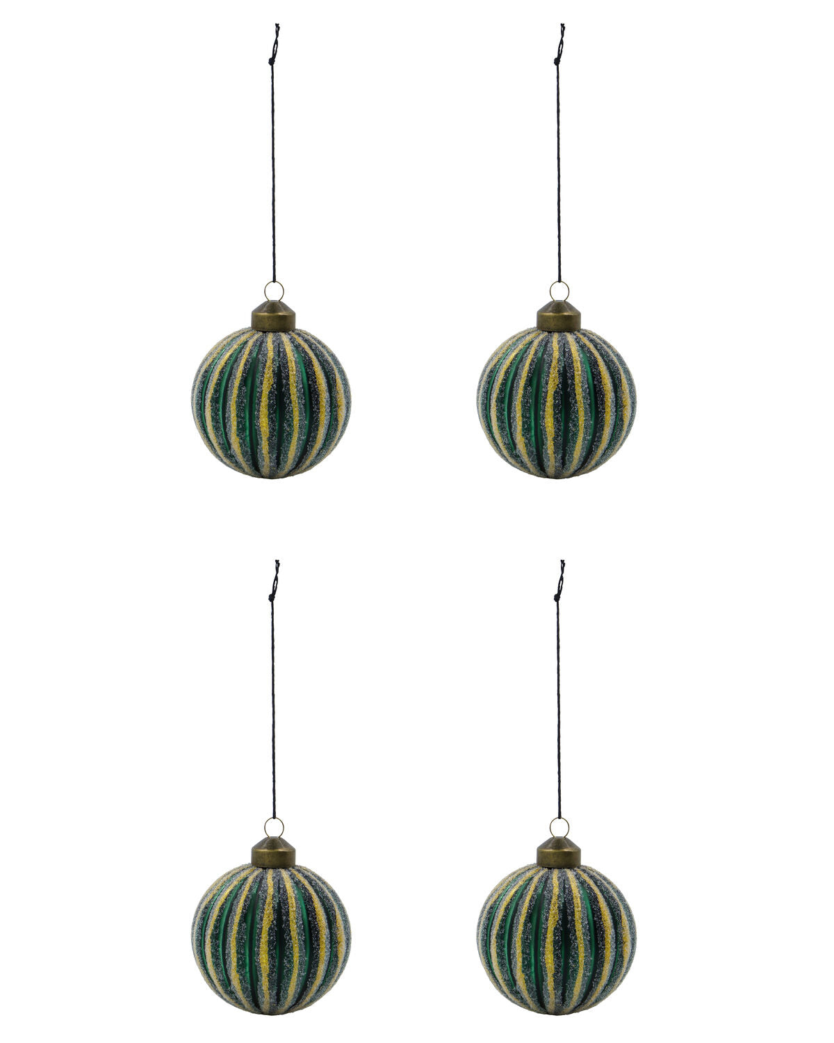 Ornamente, HDFrost, Grün in Grün präsentiert im Onlineshop von KAQTU Design AG. Weihnachtszubehör ist von House Doctor