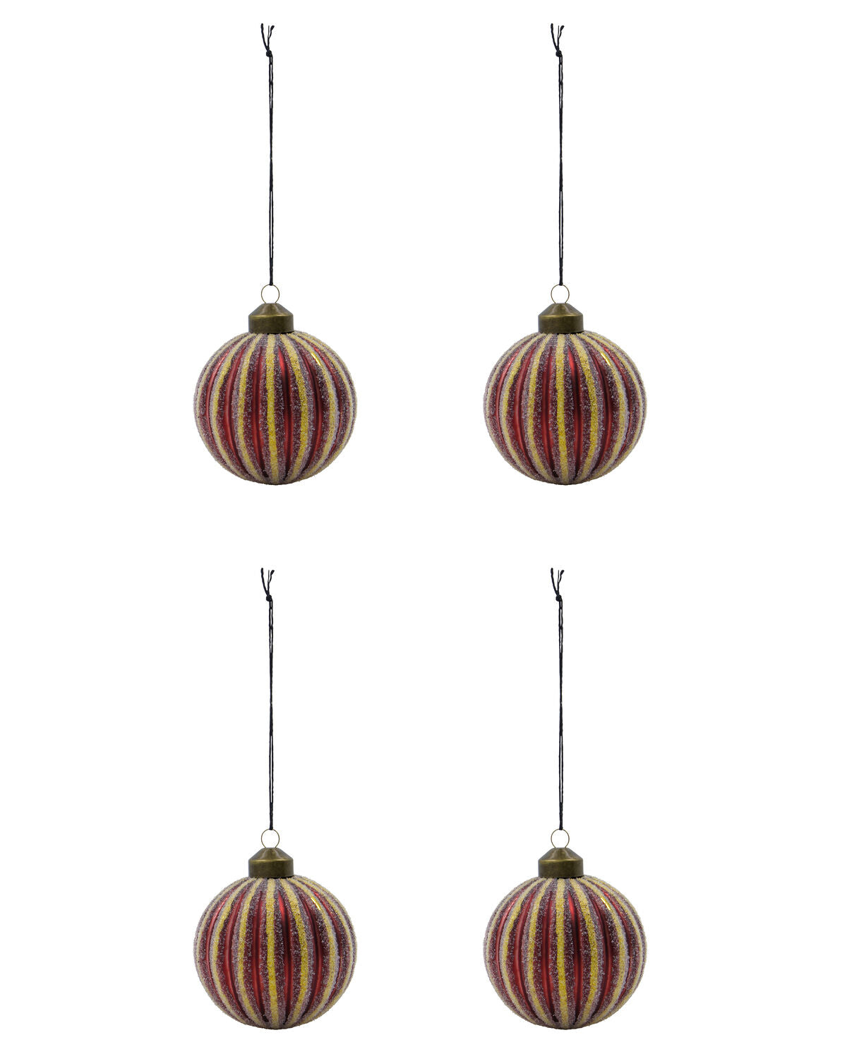 Ornamente, HDFrost, Rot in Rot präsentiert im Onlineshop von KAQTU Design AG. Weihnachtszubehör ist von House Doctor