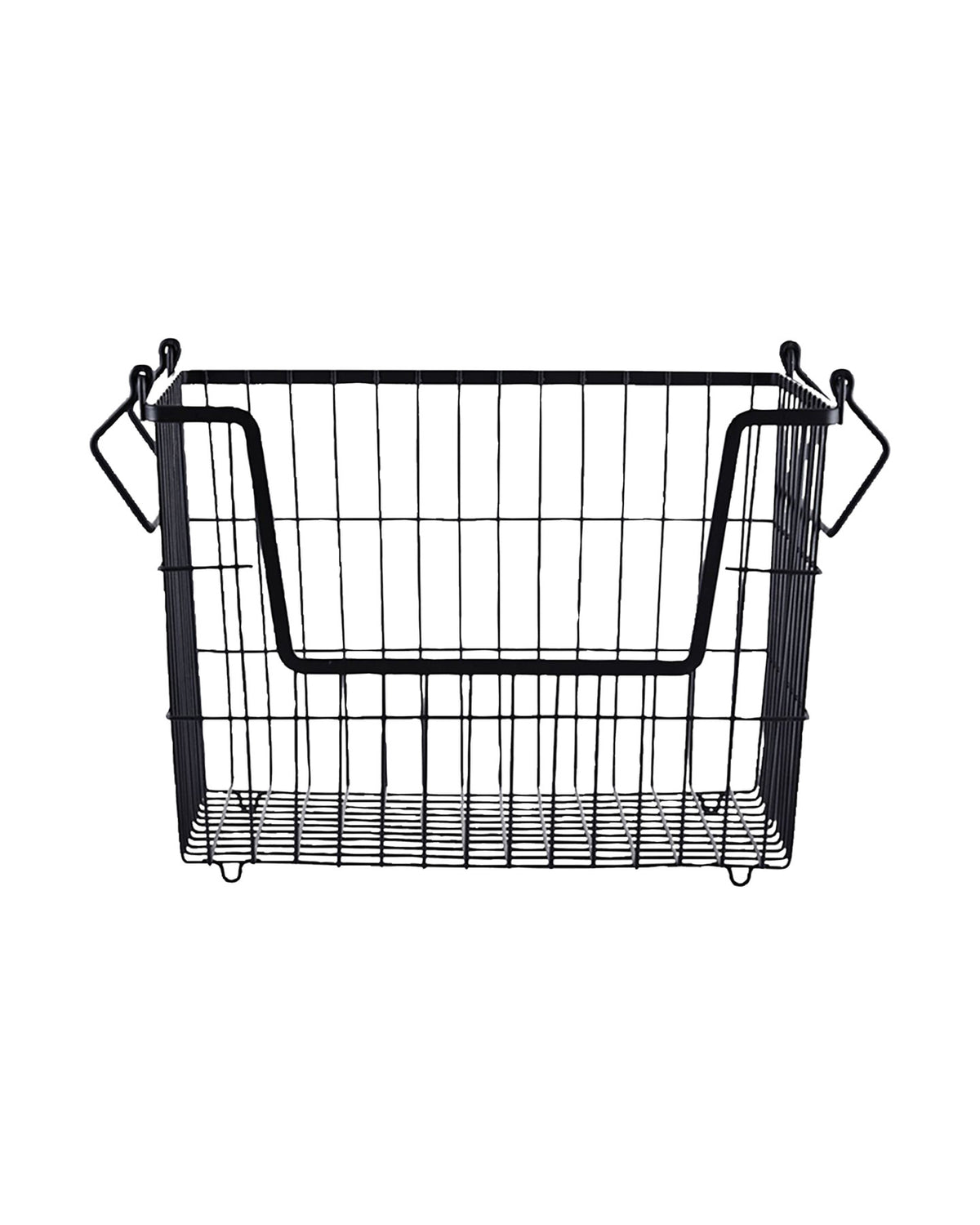 Korb, Taw in Mattschwarz präsentiert im Onlineshop von KAQTU Design AG. Aufbewahrungsbehälter ist von House Doctor
