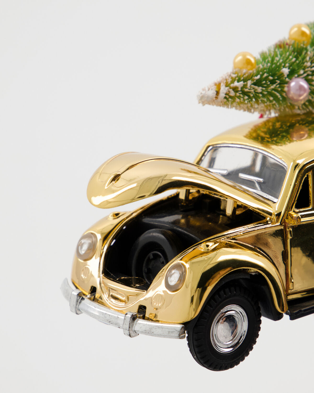 Dekoration, HDXmas car, Gold in Gold präsentiert im Onlineshop von KAQTU Design AG. Weihnachtsdekoration ist von House Doctor